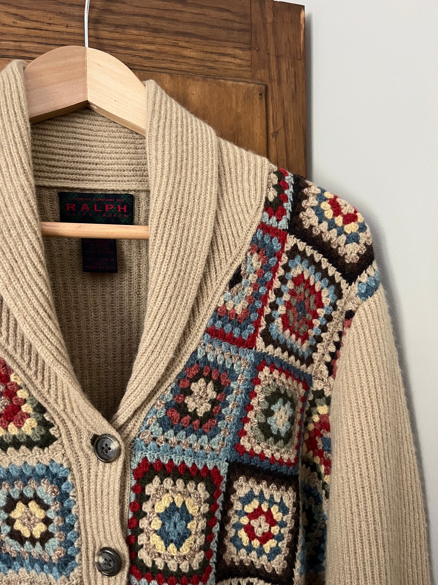 Cardigan en crochet Ralph Lauren (M/L)