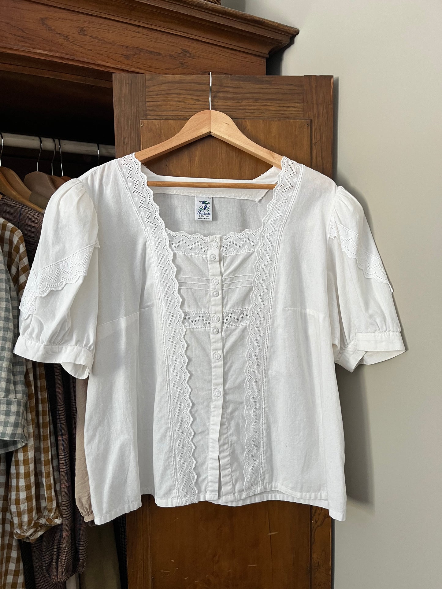 Chemise blanche dentelle (Xxlarge)