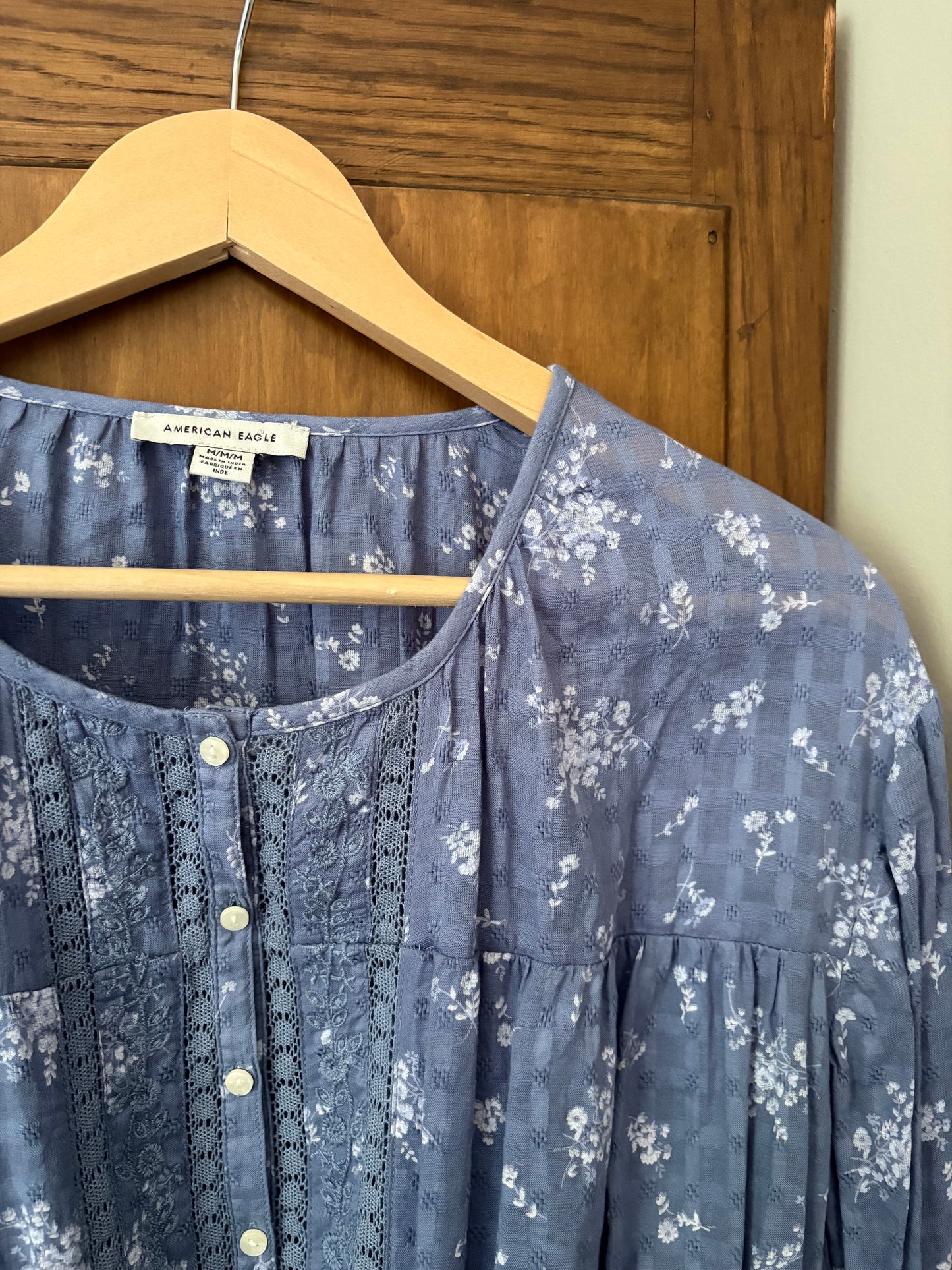 Blouse fleurie American Eagle (M/L)