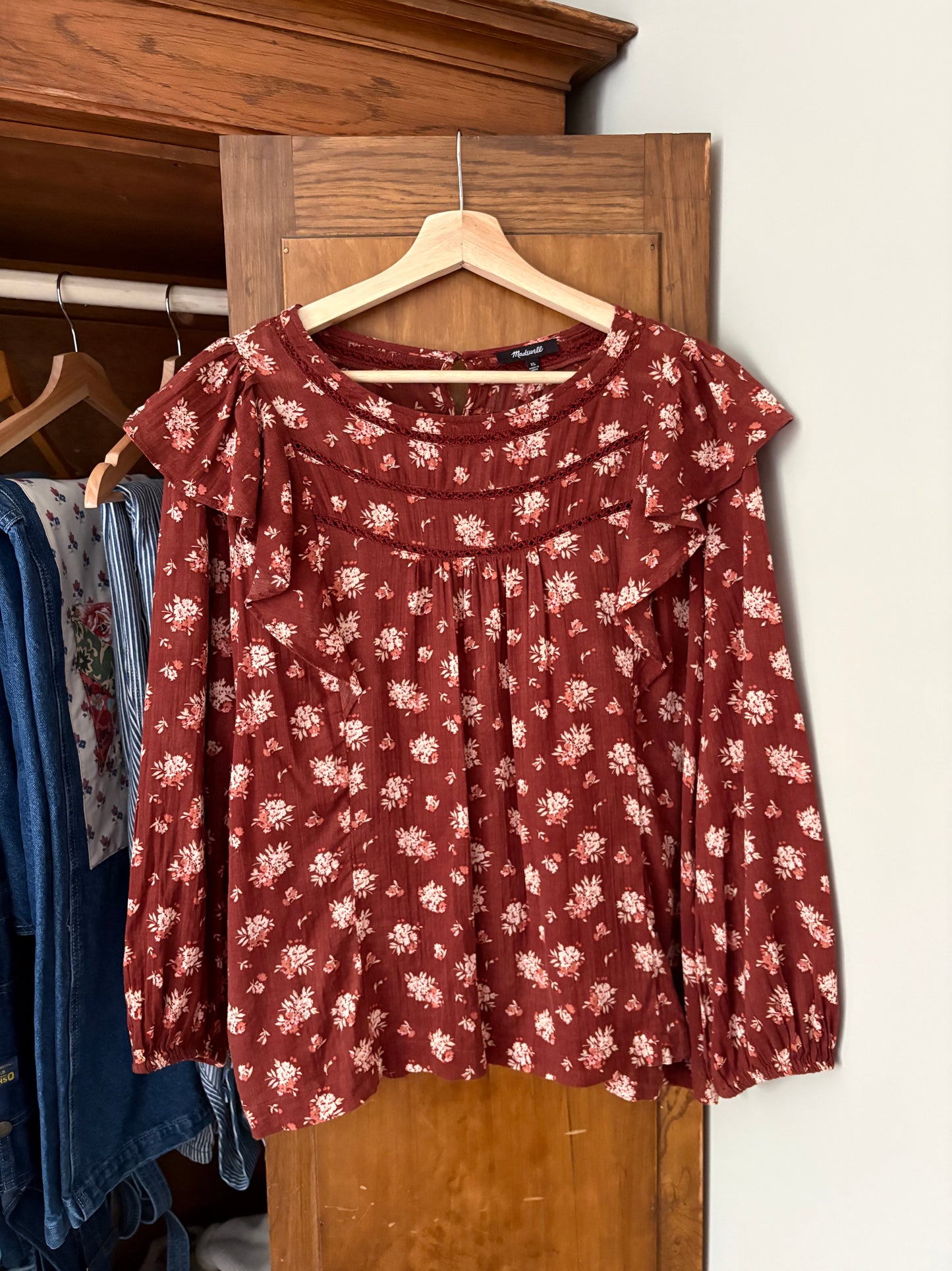 Chemisier fleuri Madewell (Xlarge)