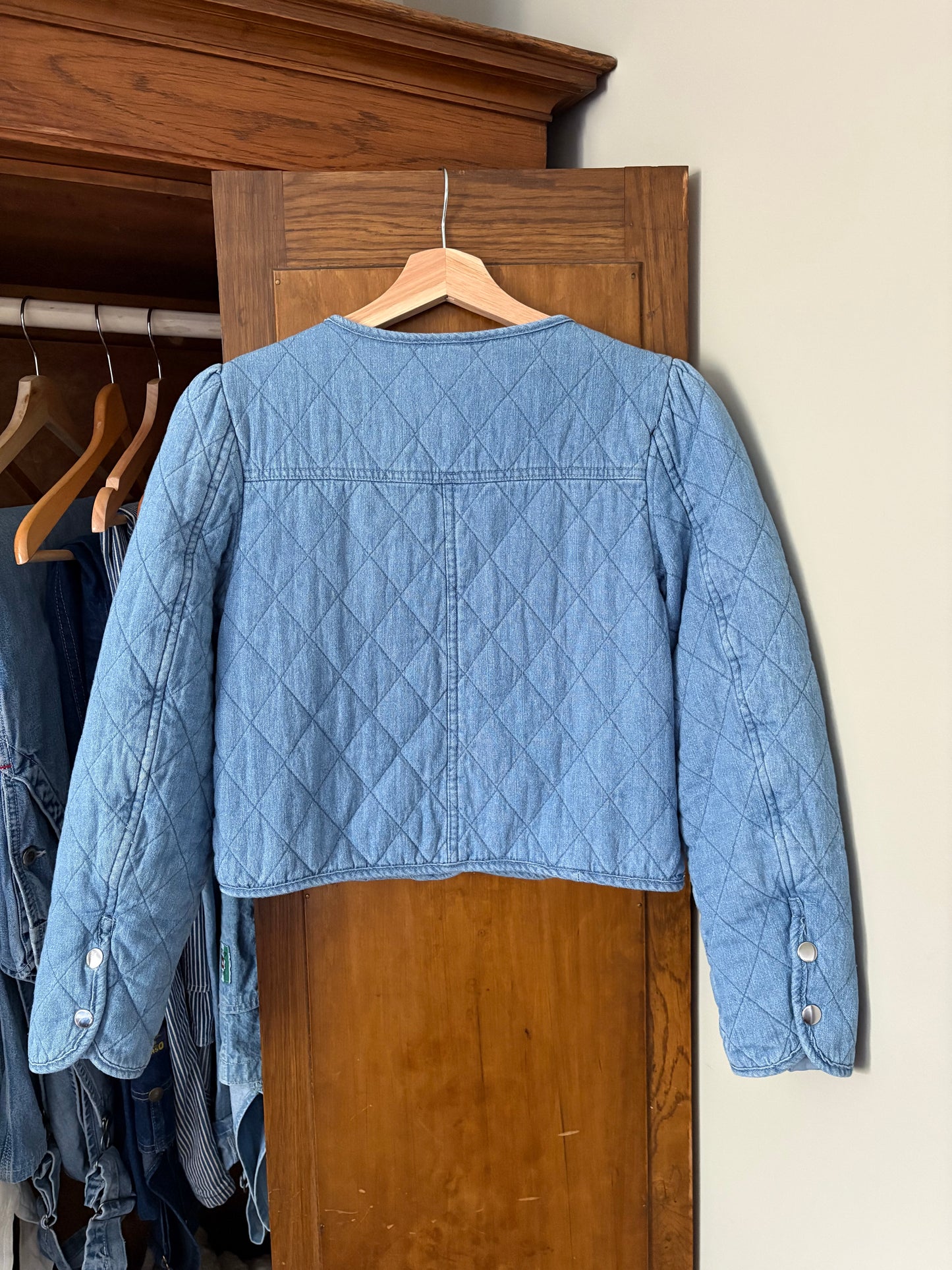 Manteau denim en quilt PIECES (Small)