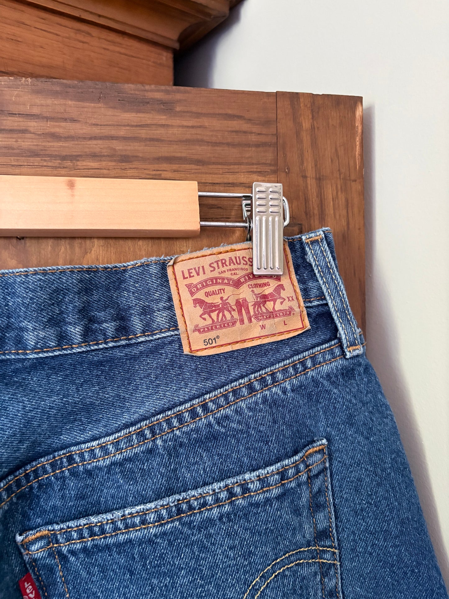 Short en denim 501 Levis (Médium)