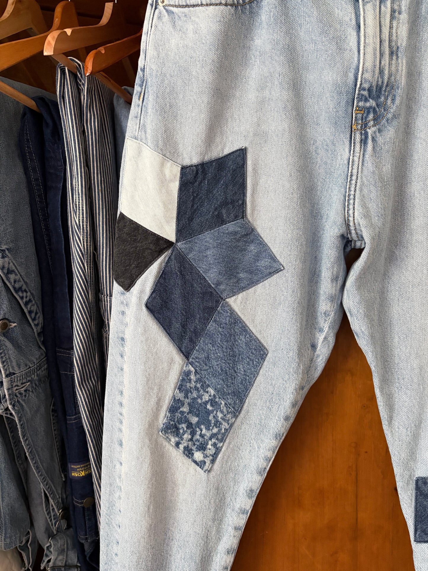 Jeans patchwork Calvin Klein (Médium)