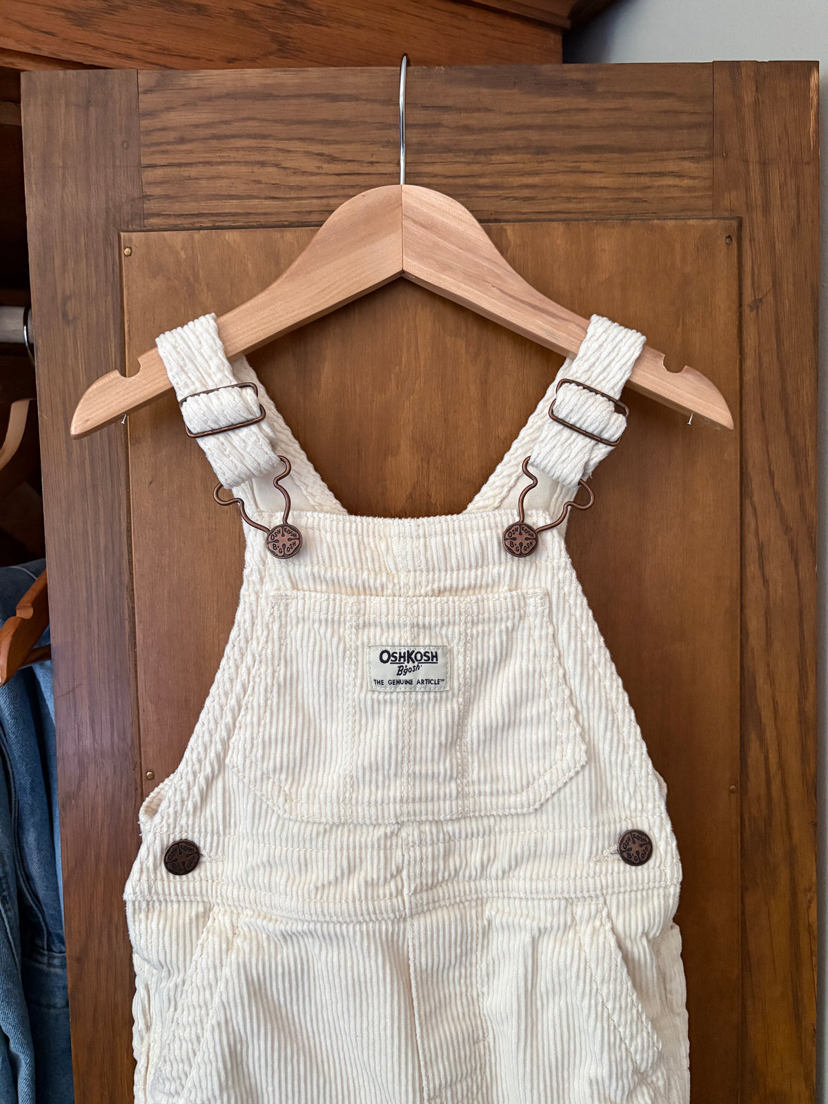Salopette doublée en corduroy Oshkosh (2 ans)