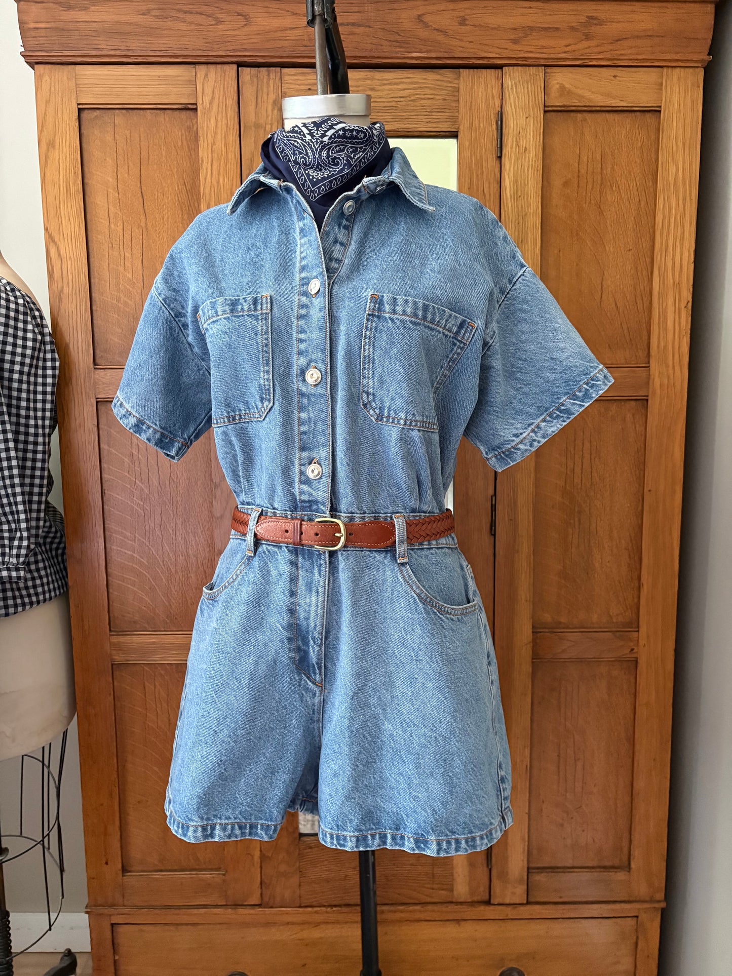Une pièce en denim Zara (S/M) * Neuve