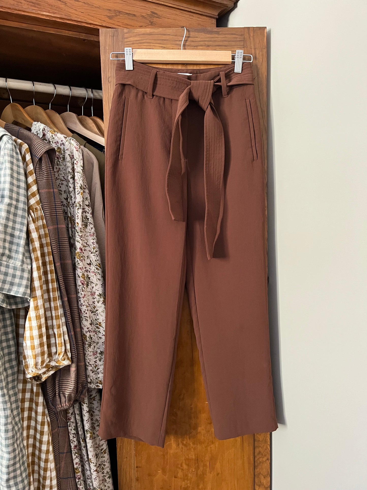 Pantalon brun Aritzia (Xxs/Xs)