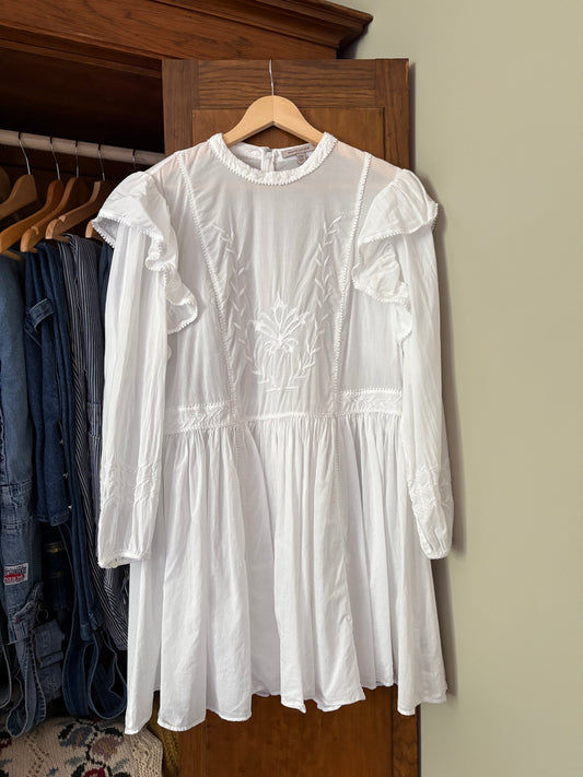 Robe blanche Banana Republic * transparente * (Large)