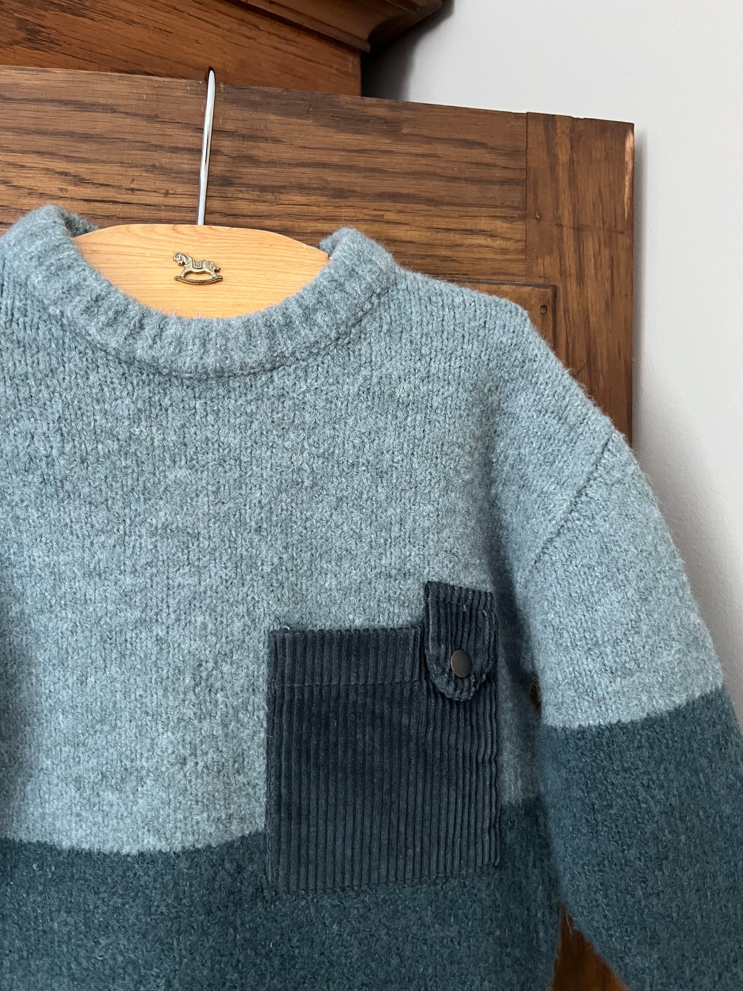 Laine bleu Zara (9-12 mois)