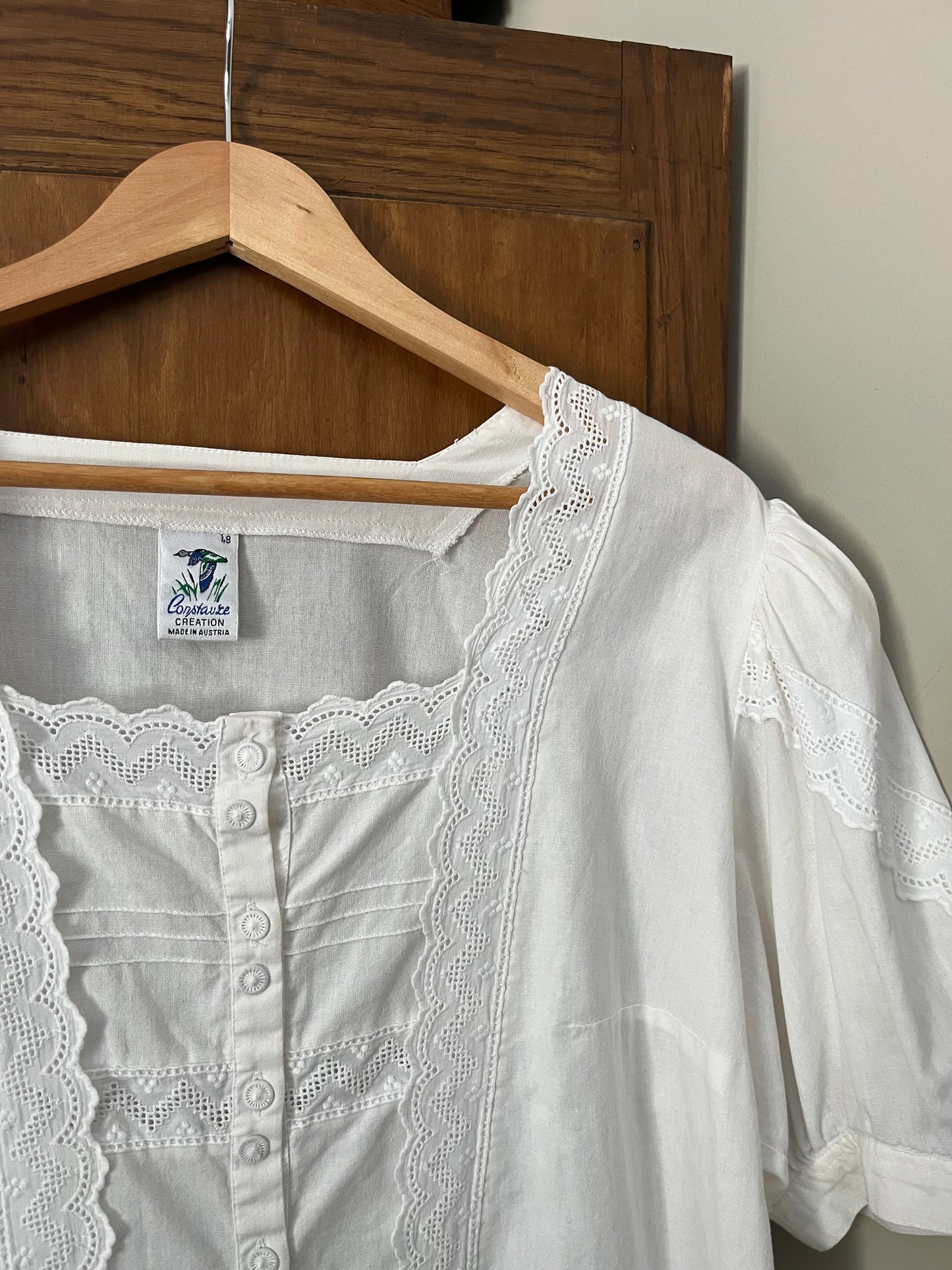 Chemise blanche dentelle (Xxlarge)