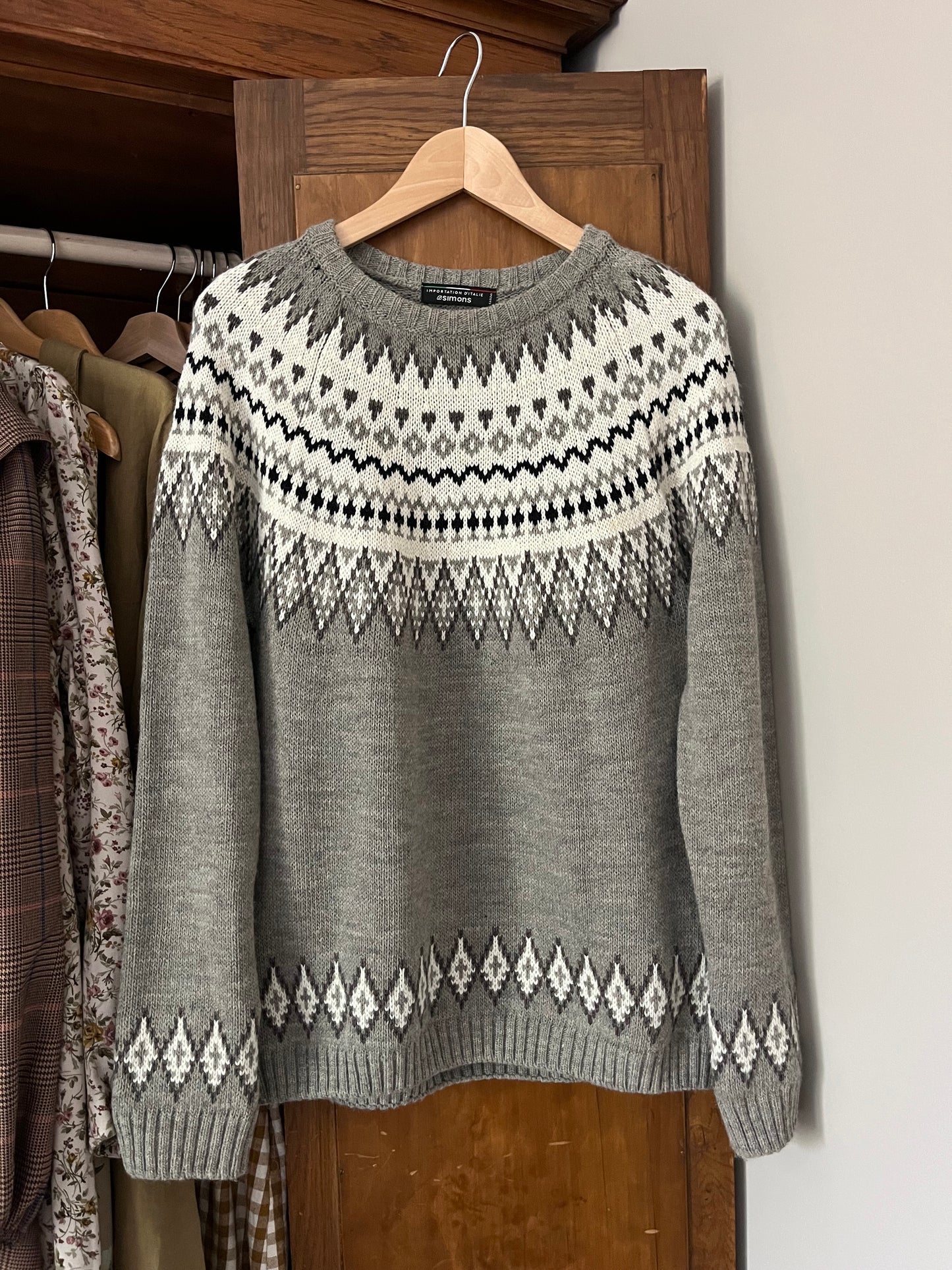 Tricot en laine fair Isle (Small)