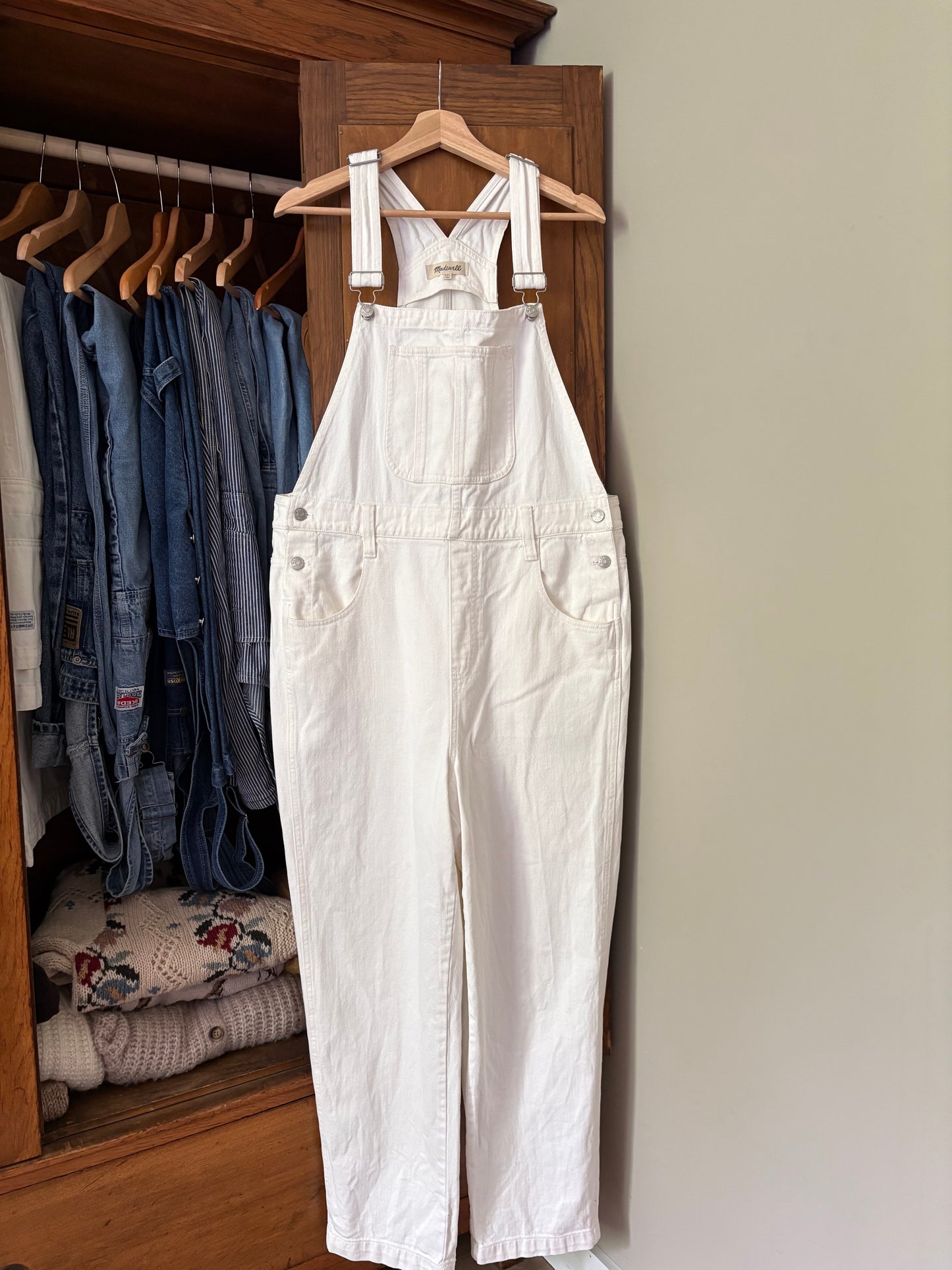 Salopette *très longue* blanche Madewell (Xlarge)