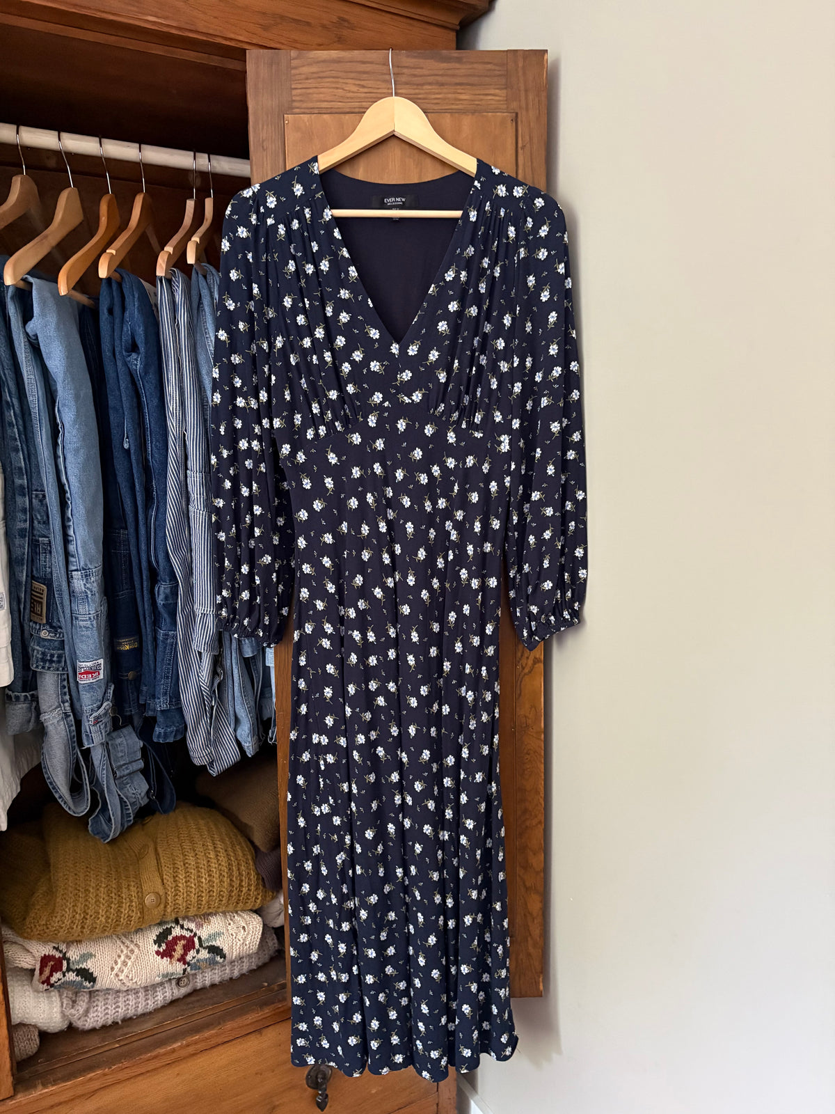 Robe longue fleurie Ever New (S/M)