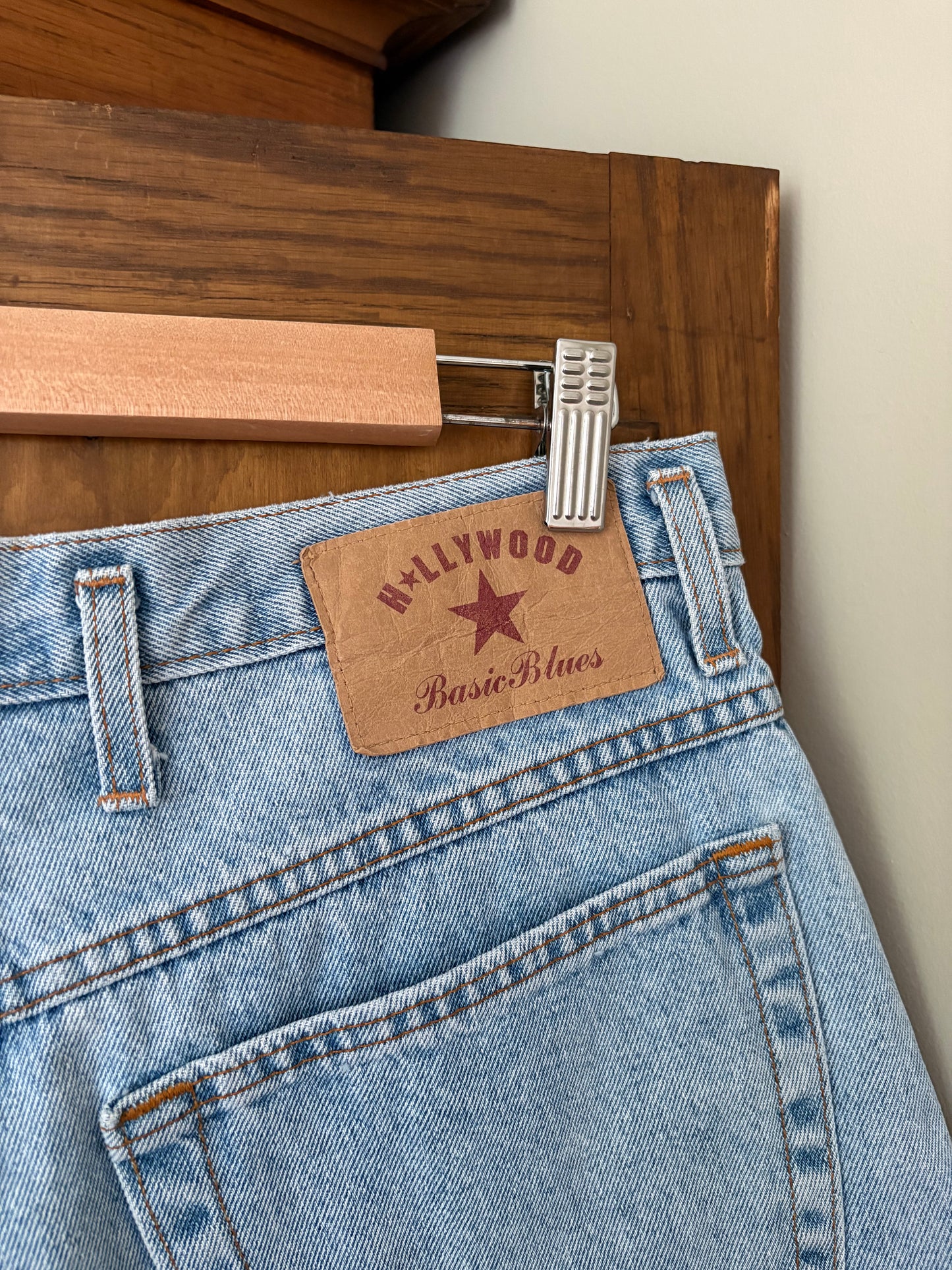 Short en denim vintage Hollywood (Médium)