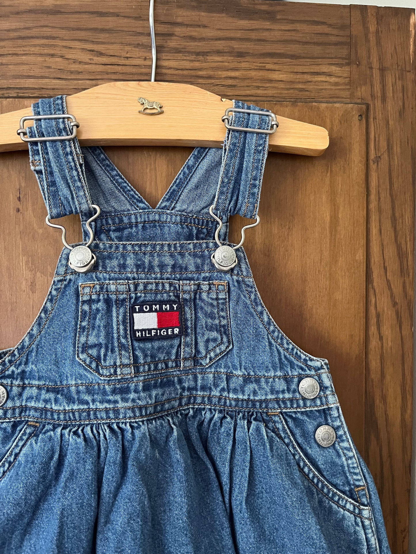 Robe en denim vintage Tommy Hilfiger (6-12 mois)