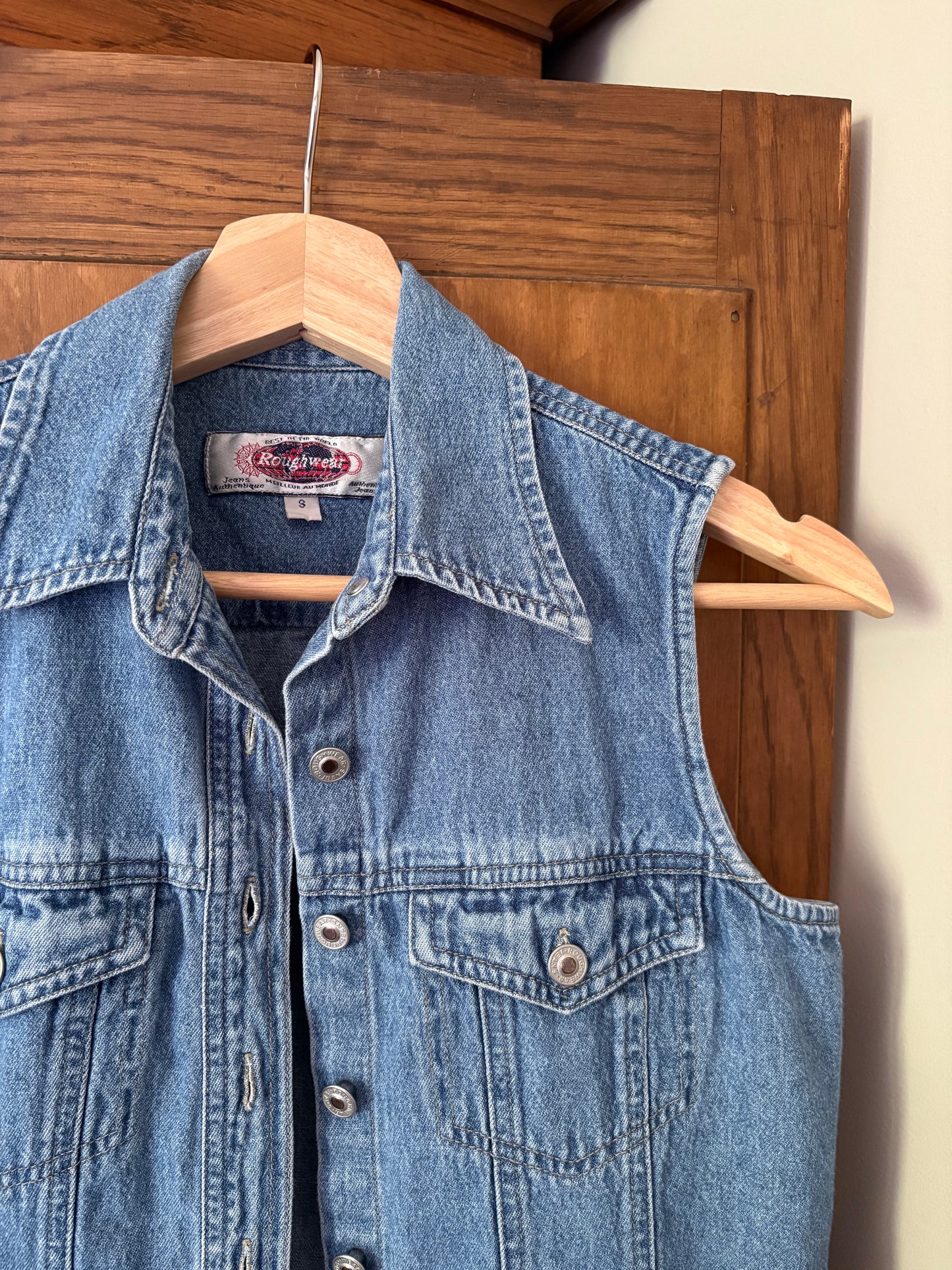 Chemise sans manches en denim (Xs/S)