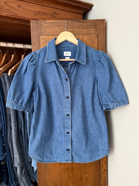 Blouse en denim Aritzia (Small)