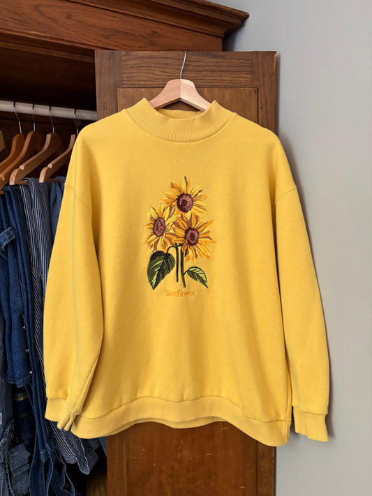 Crewneck jaune tournesol (M/L)