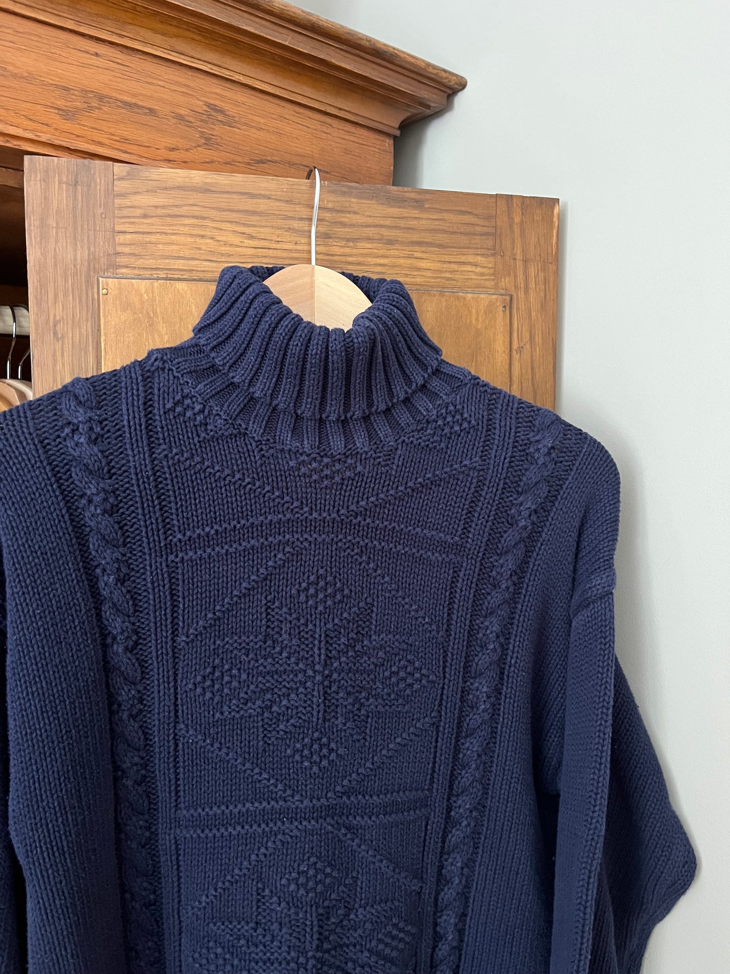 Tricot marine motif hivernal (Small)