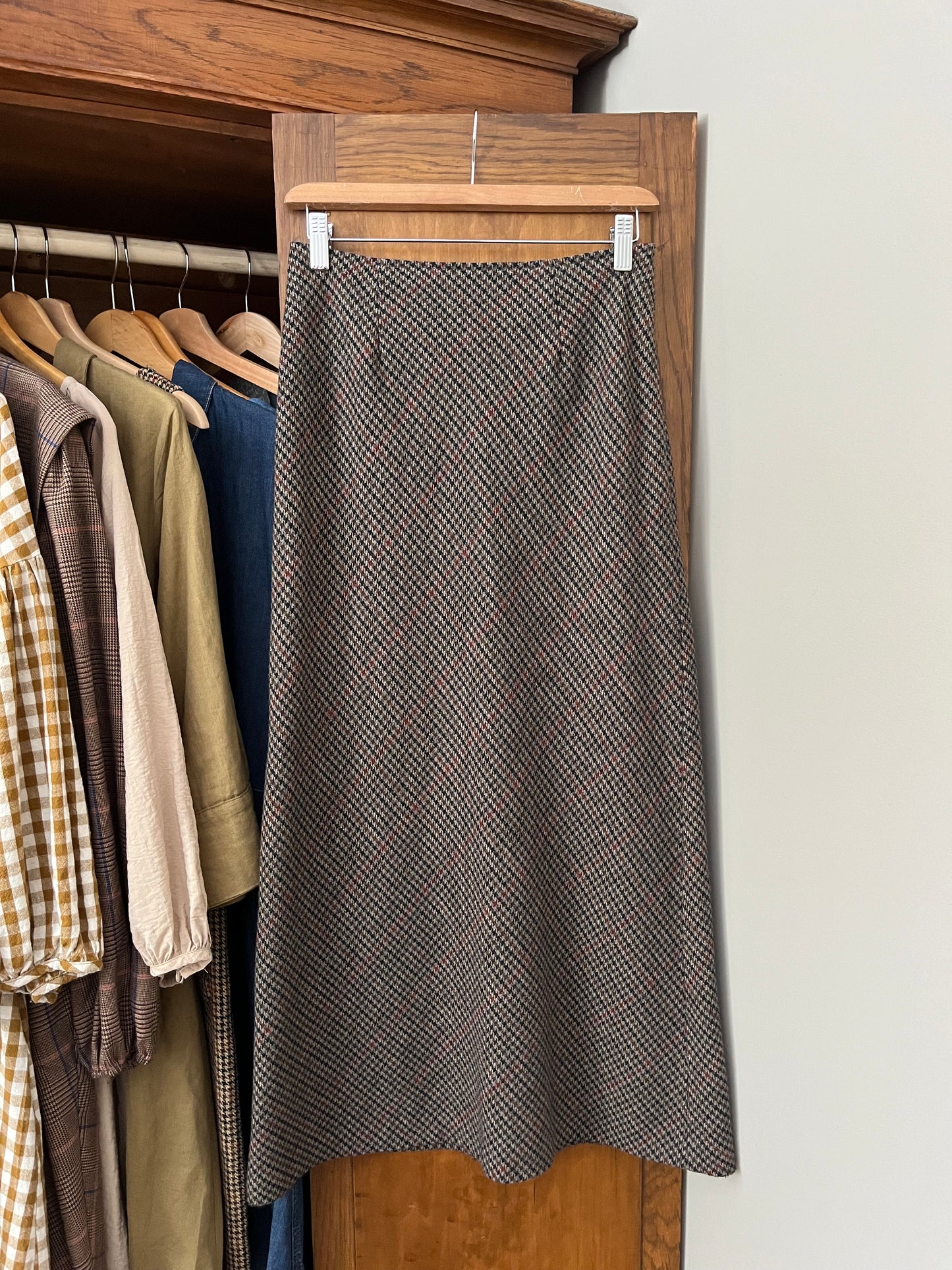 Jupe longue en laine (Xsmall)