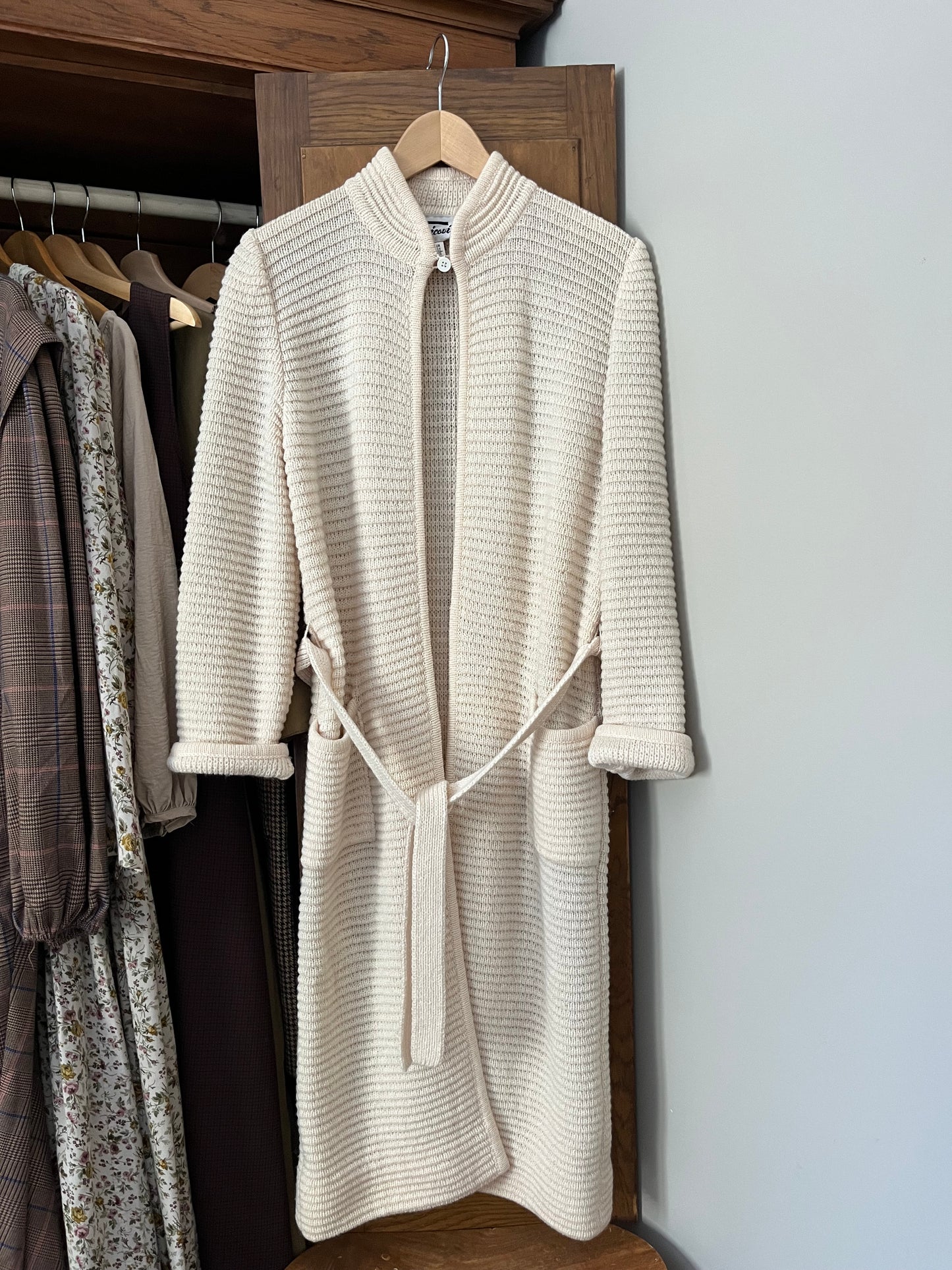 Longue veste en laine (S/M)