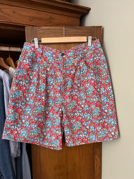 Short fleurie vintage (M/L)
