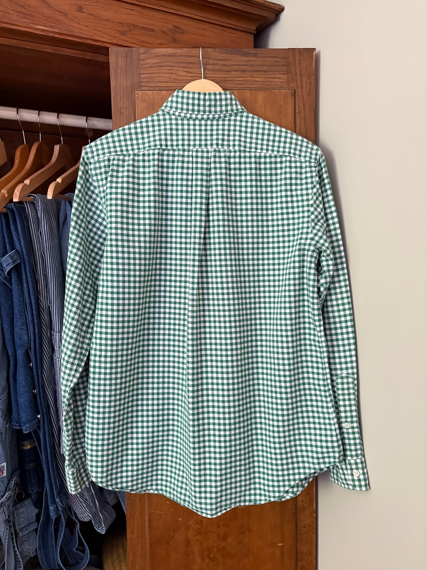 Chemise vichy vert Ralph Lauren (Médium)