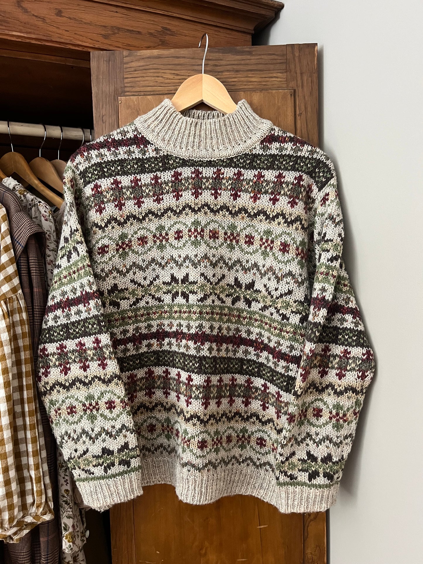 Tricot vintage motif hivernal (Small)