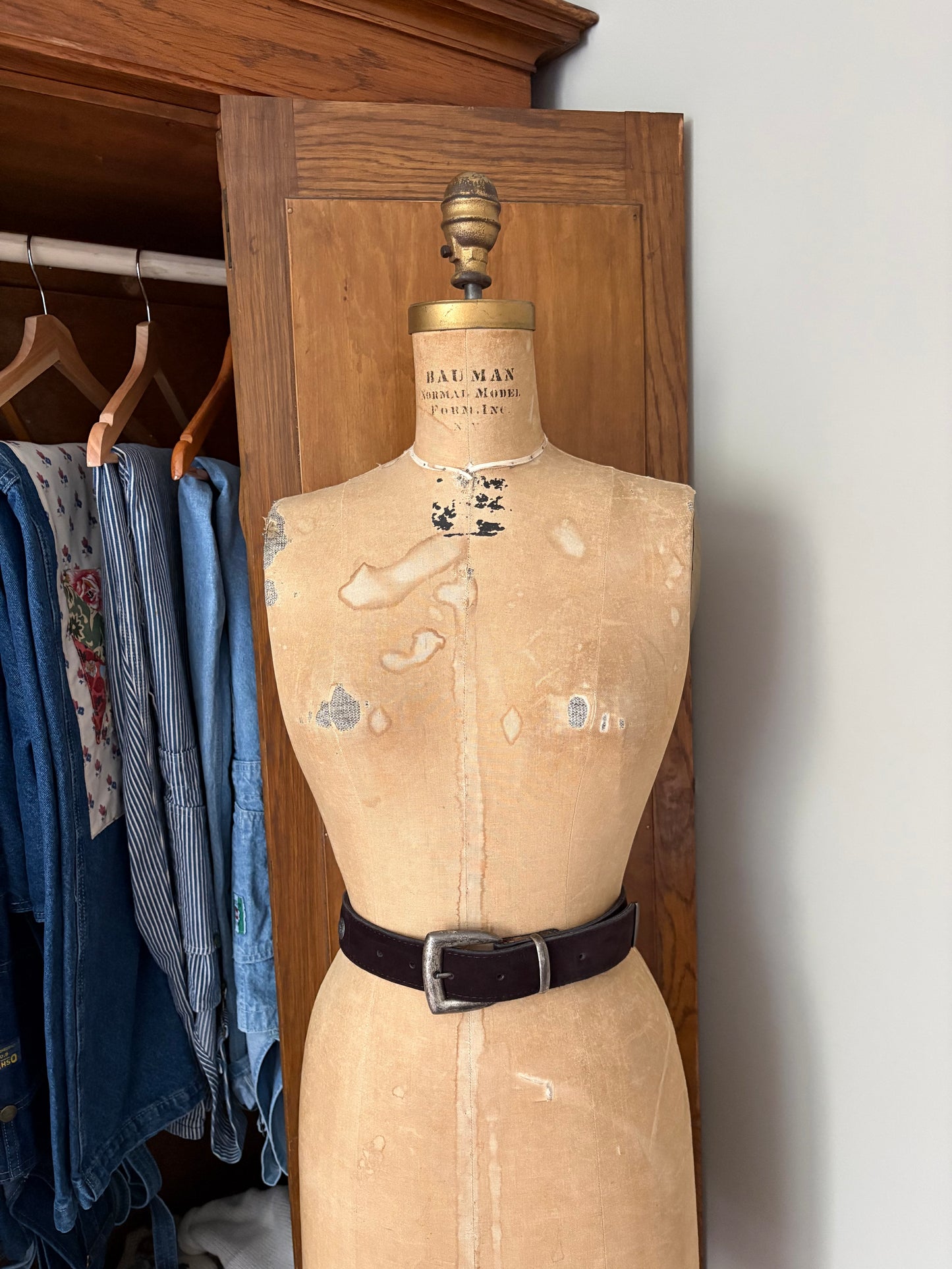 Ceinture en cuir véritable (XSmall)