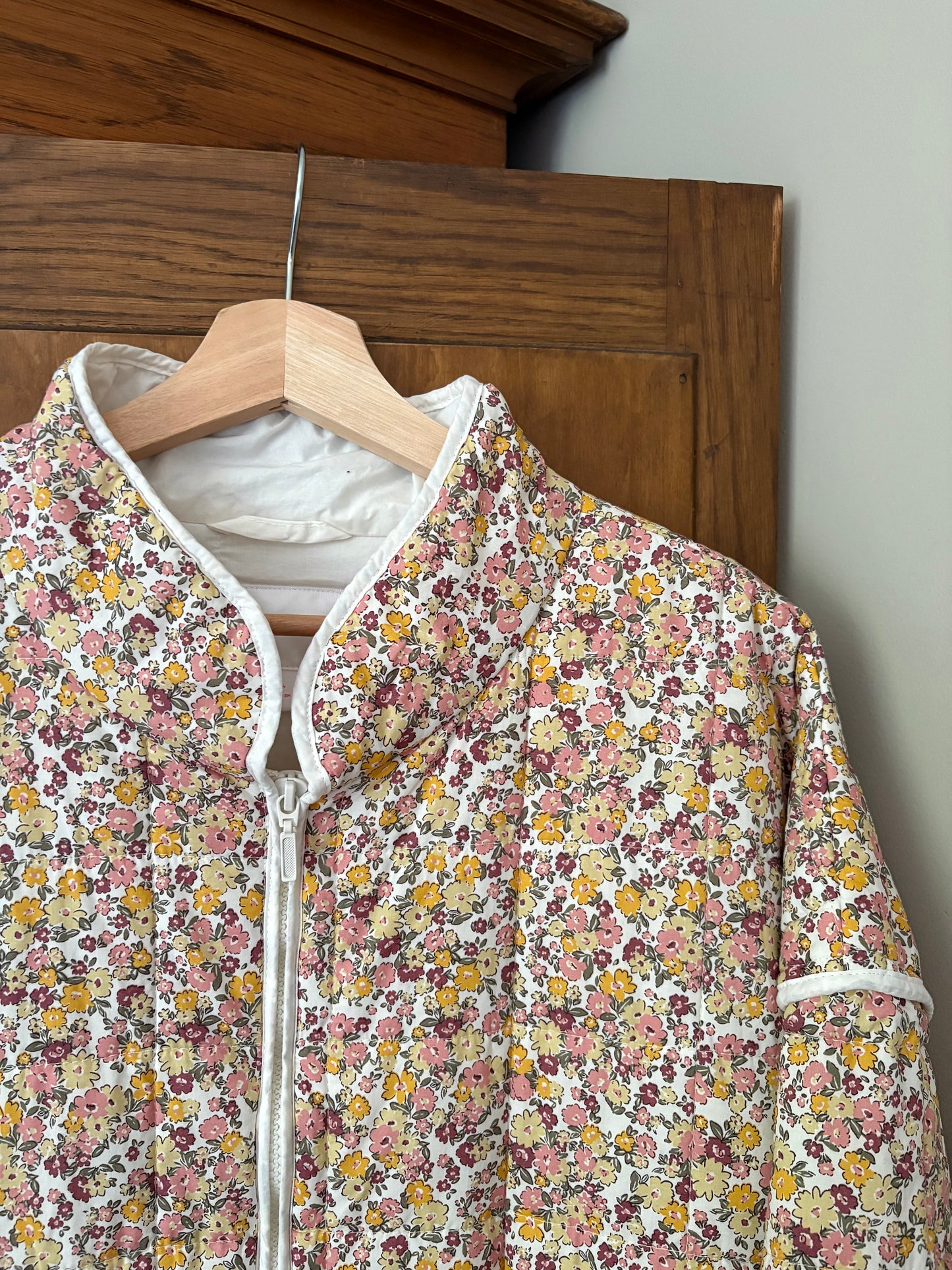 Manteau fleurie Matelassé (Xxlarge)