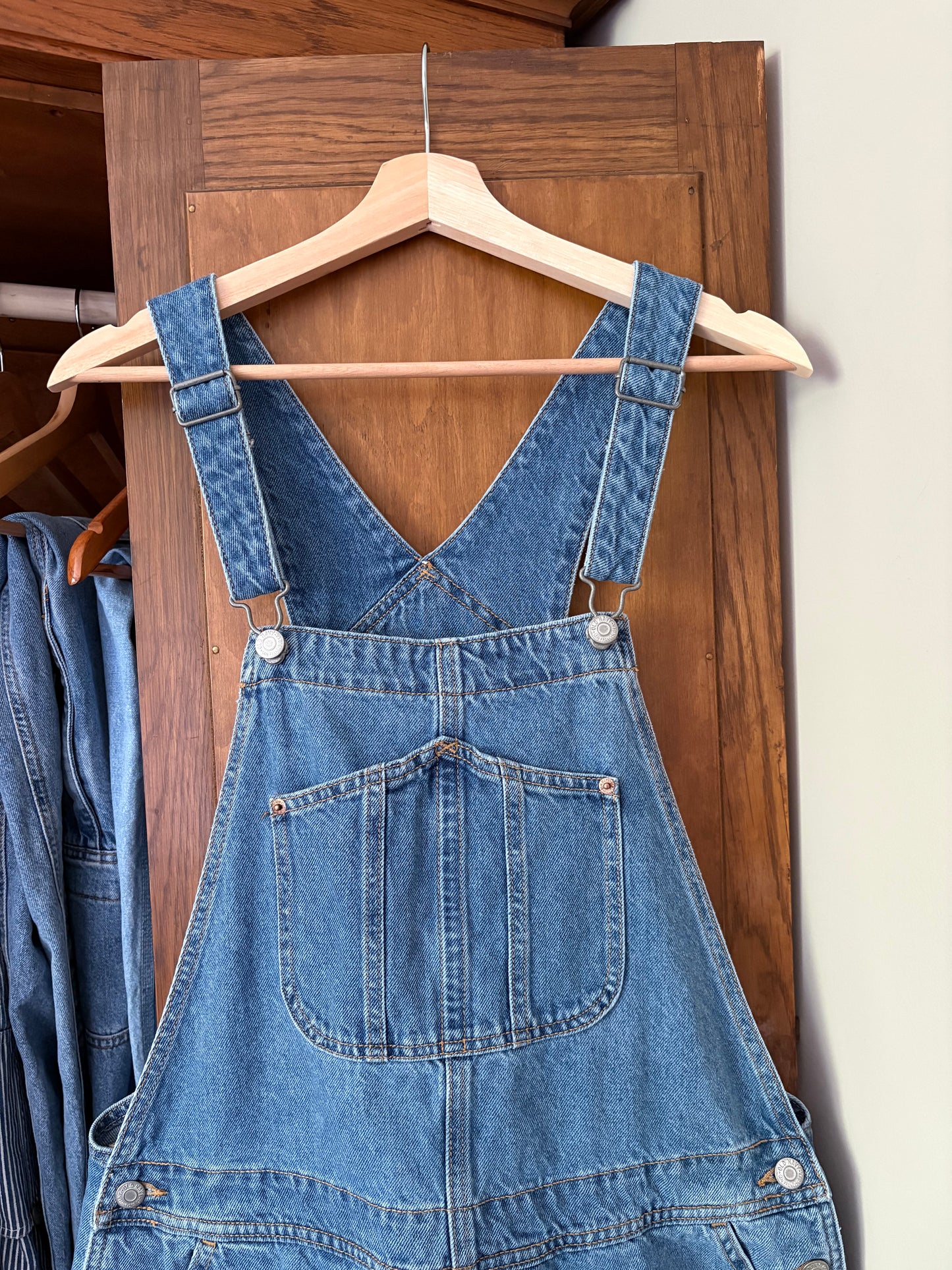 Salopette short en denim (Large)