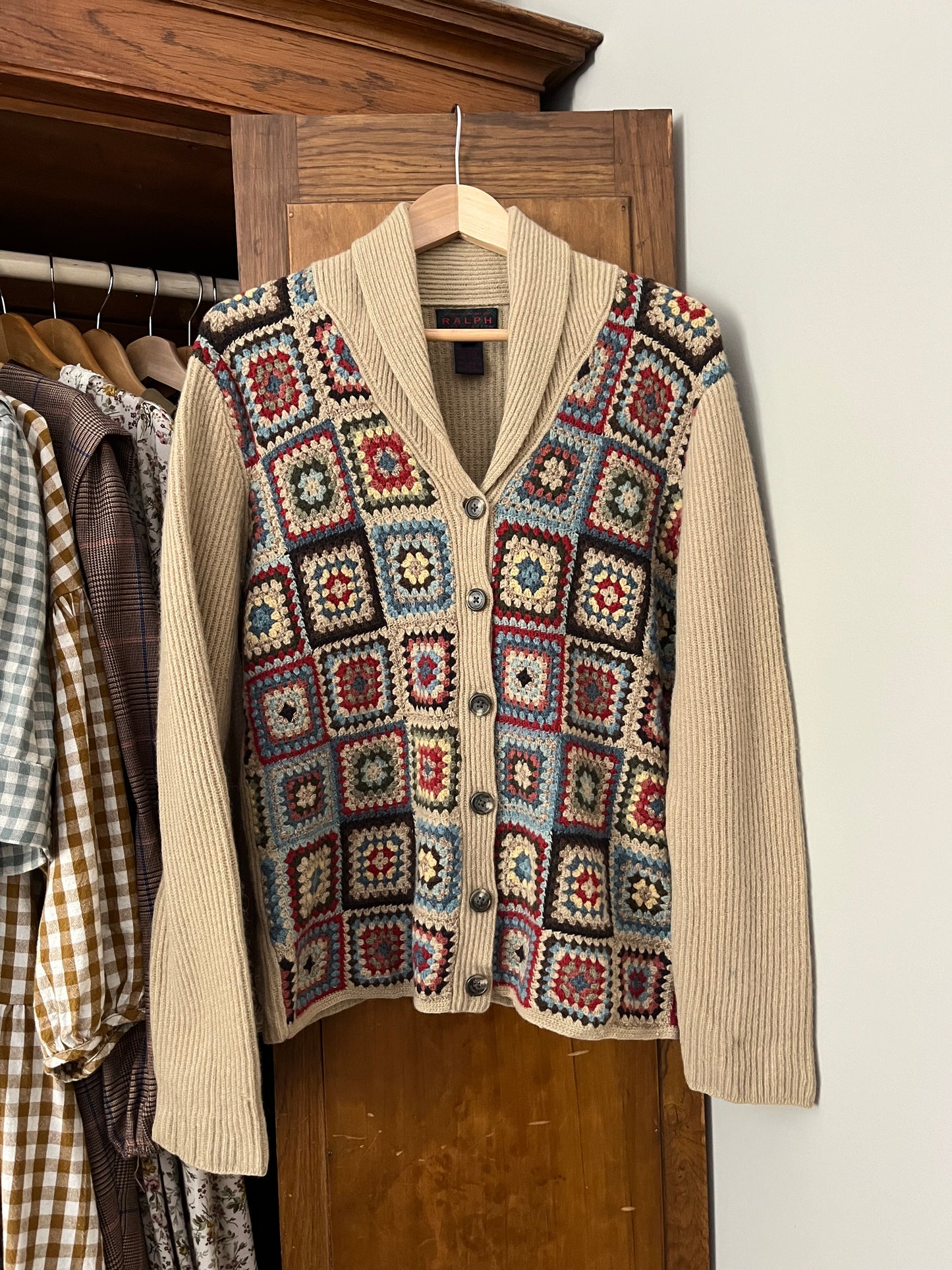 Cardigan en crochet Ralph Lauren (M/L)
