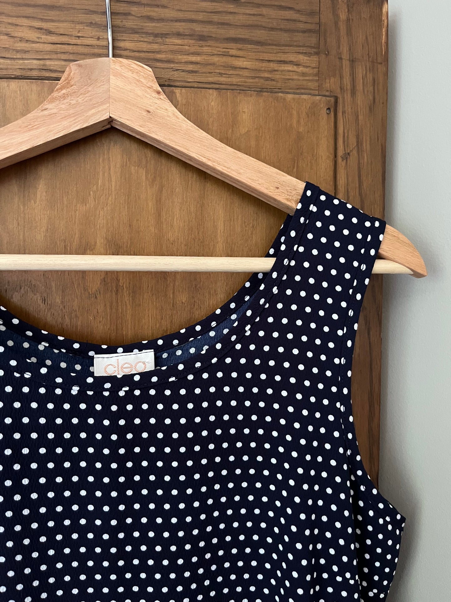 Robe longue motif à pois (Large)