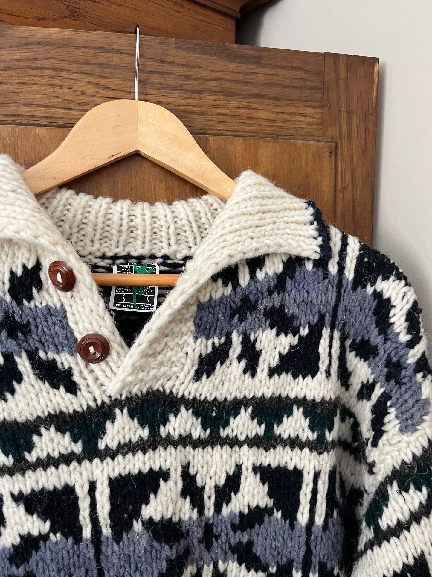 Tricot en laine vintage (M/L)
