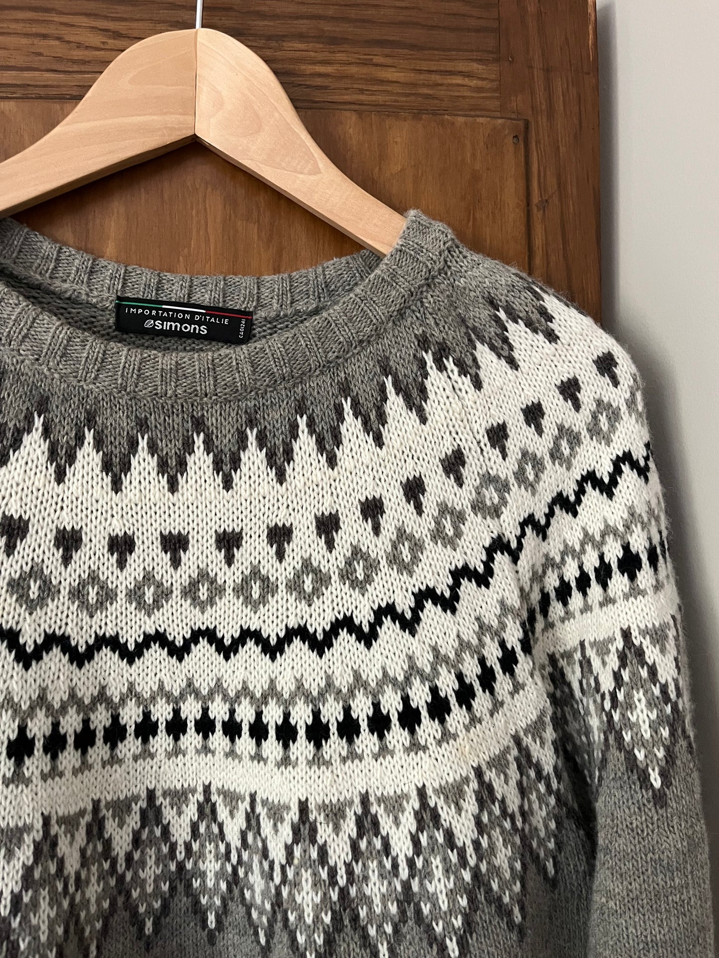 Tricot en laine fair Isle (Small)