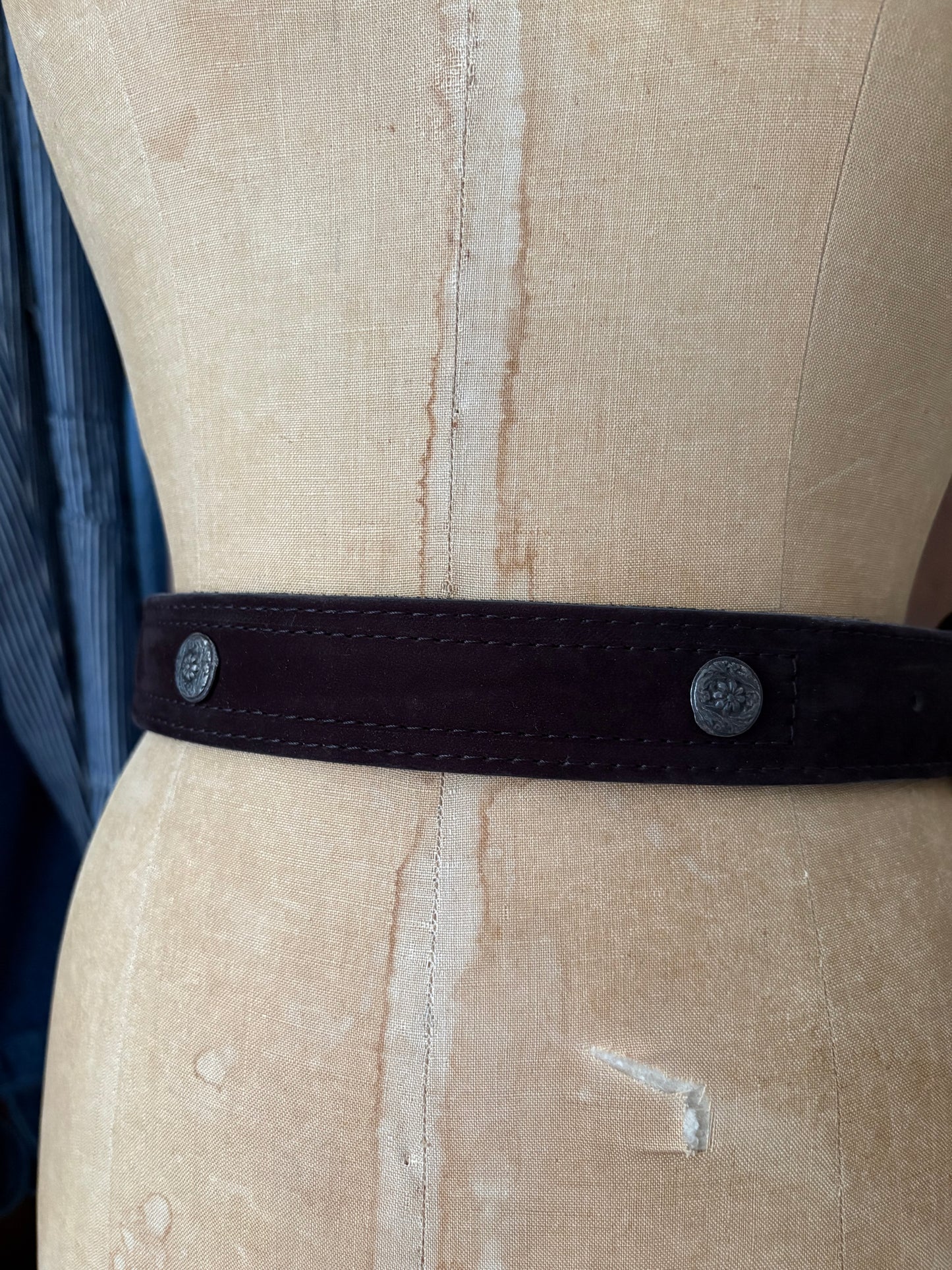 Ceinture en cuir véritable (XSmall)