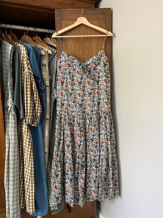 Robe longue fleurie J.Crew (S/M)