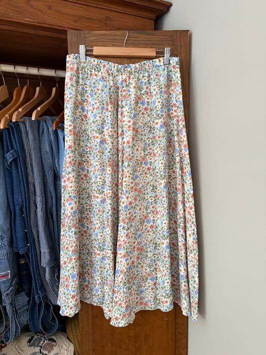 Jupe longue fleurie Zara (Large)