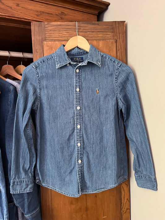 Chemise en denim Ralph Lauren (10-12 ans)
