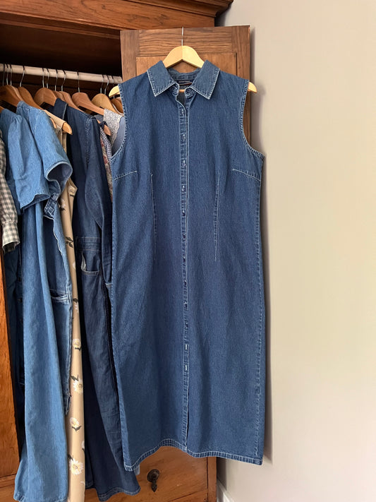 Robe longue en denim * Tel quel (Large)