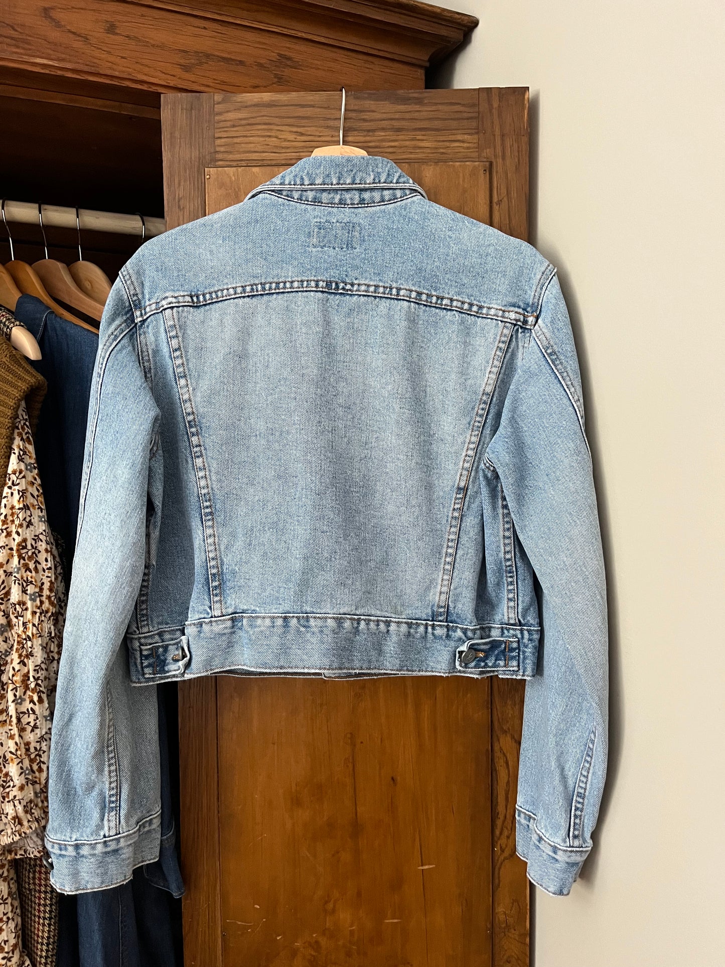 Manteau en denim vintage Calvin Klein (Small)