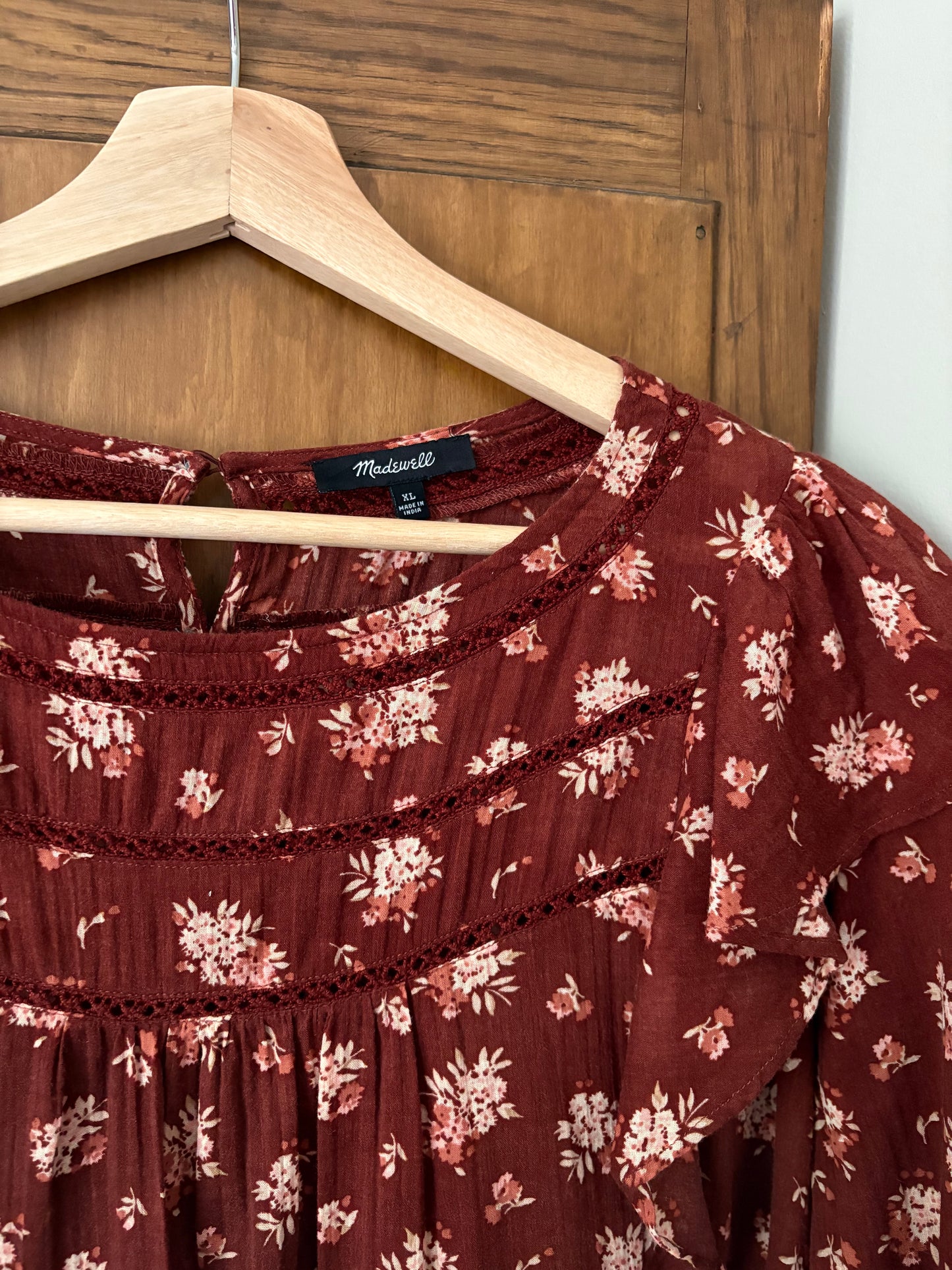 Chemisier fleuri Madewell (Xlarge)