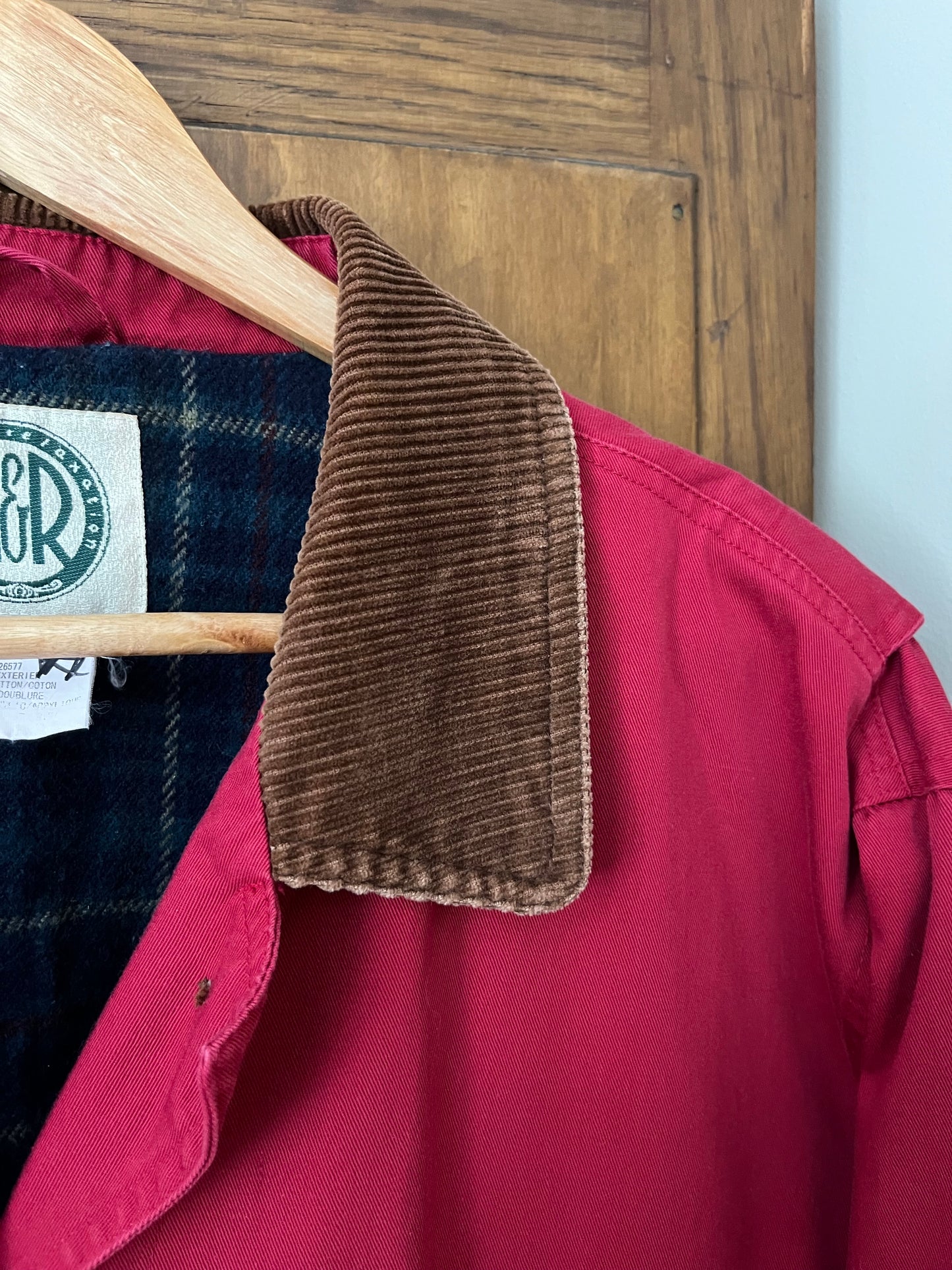 Manteau barn coat rouge (Médium)