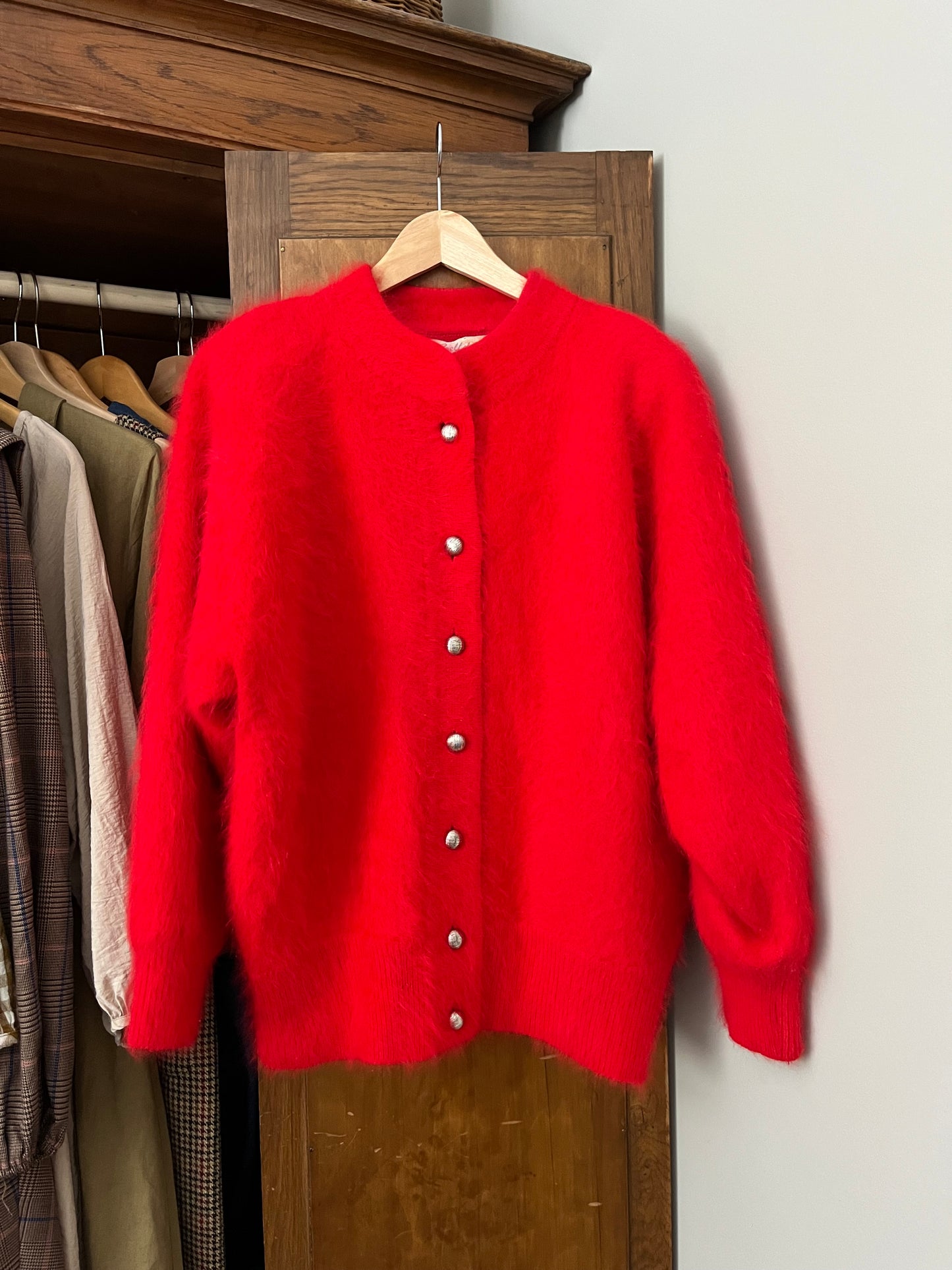 Cardigan angora vintage (Médium)