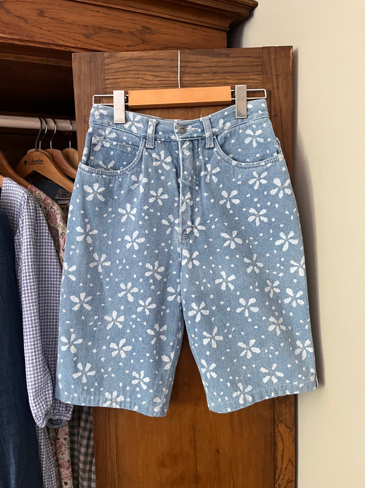 Short longue vintage fleurie (Xsmall)