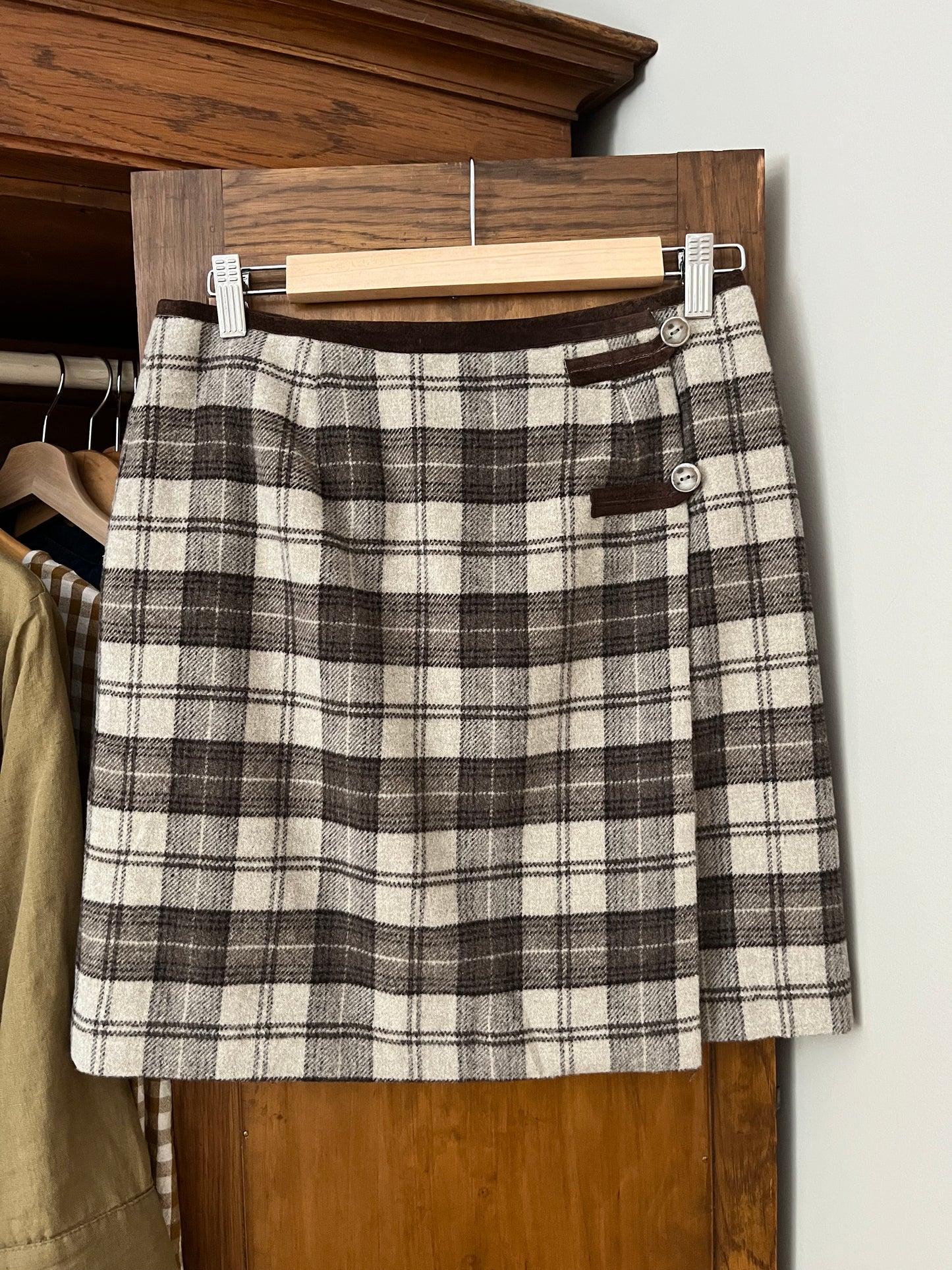 Jupe à carreaux en laine GAP (Small)