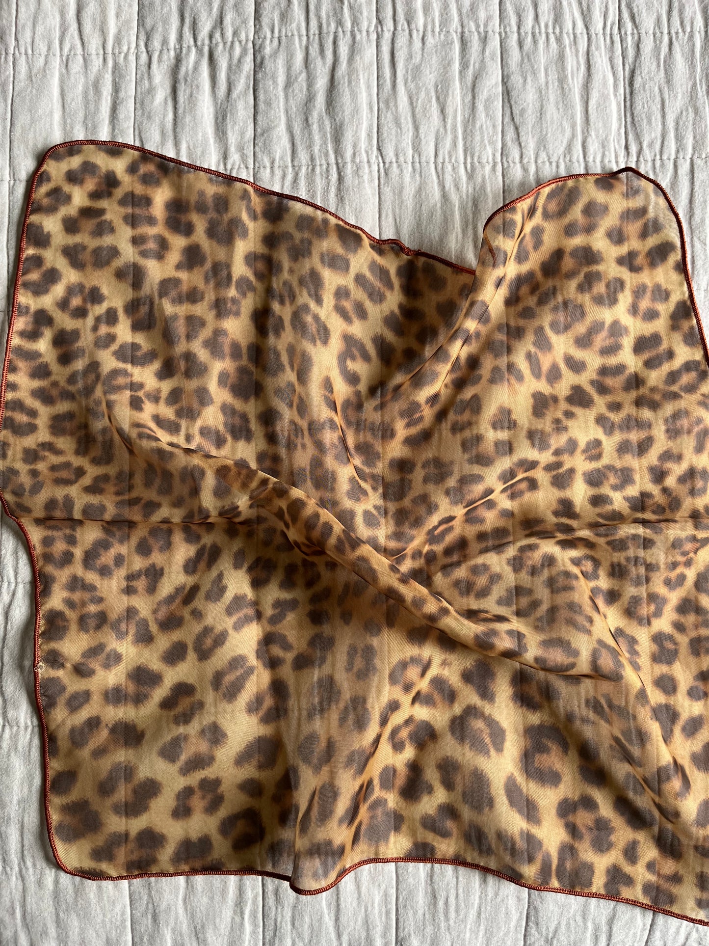 Foulard léopard