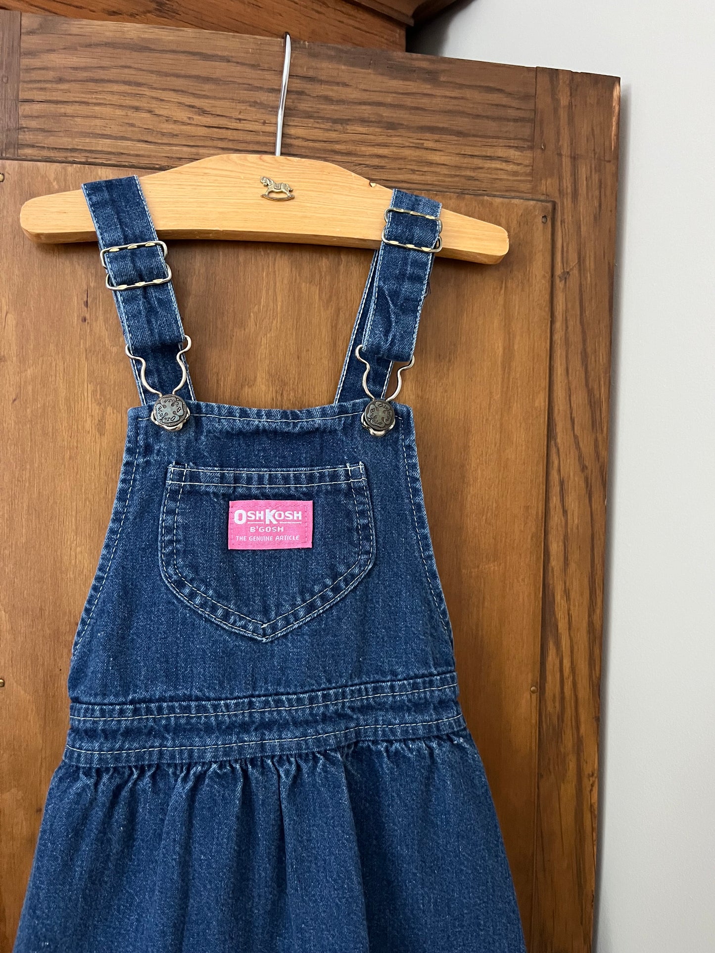 Robe salopette vintage Oshkosh (2 ans)