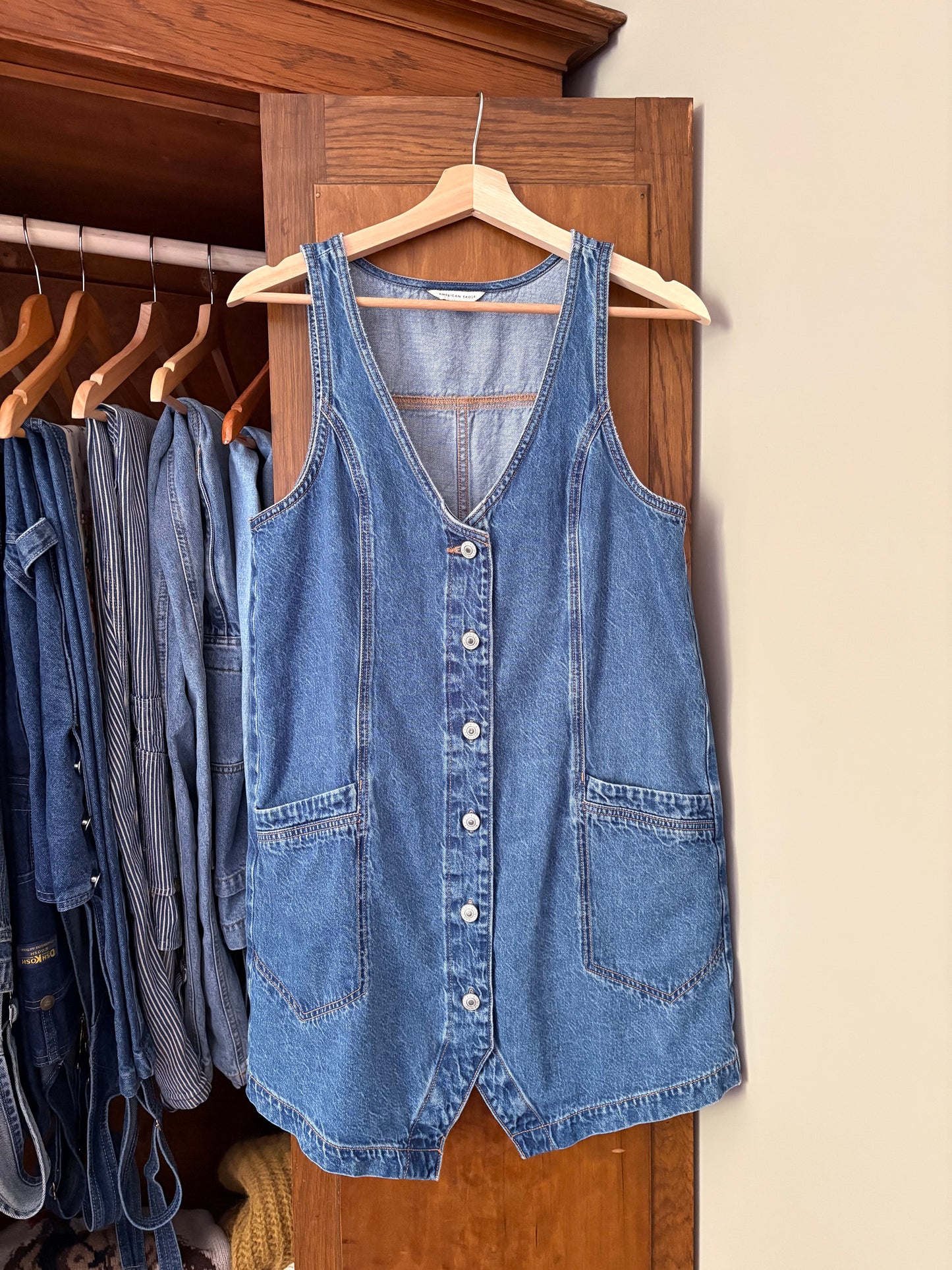 Robe en denim American Eagle (Small)