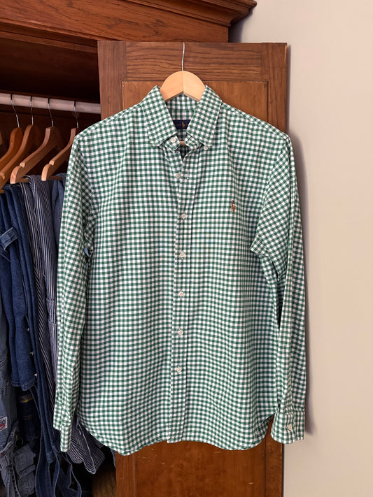 Chemise vichy vert Ralph Lauren (Médium)