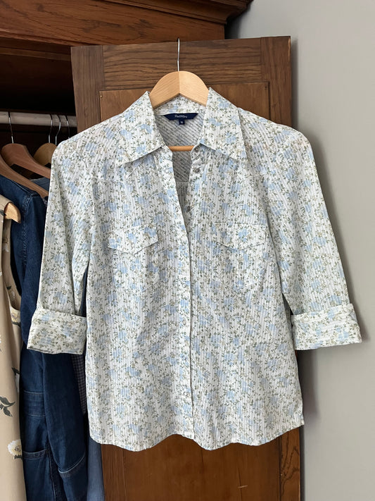 Chemise fleurie vintage Reitmans (Small)